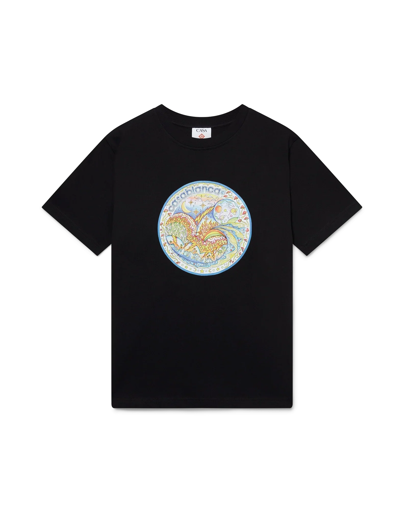 The Four Elements Short Sleeve T-Shirt | Casablanca Paris | Image 1