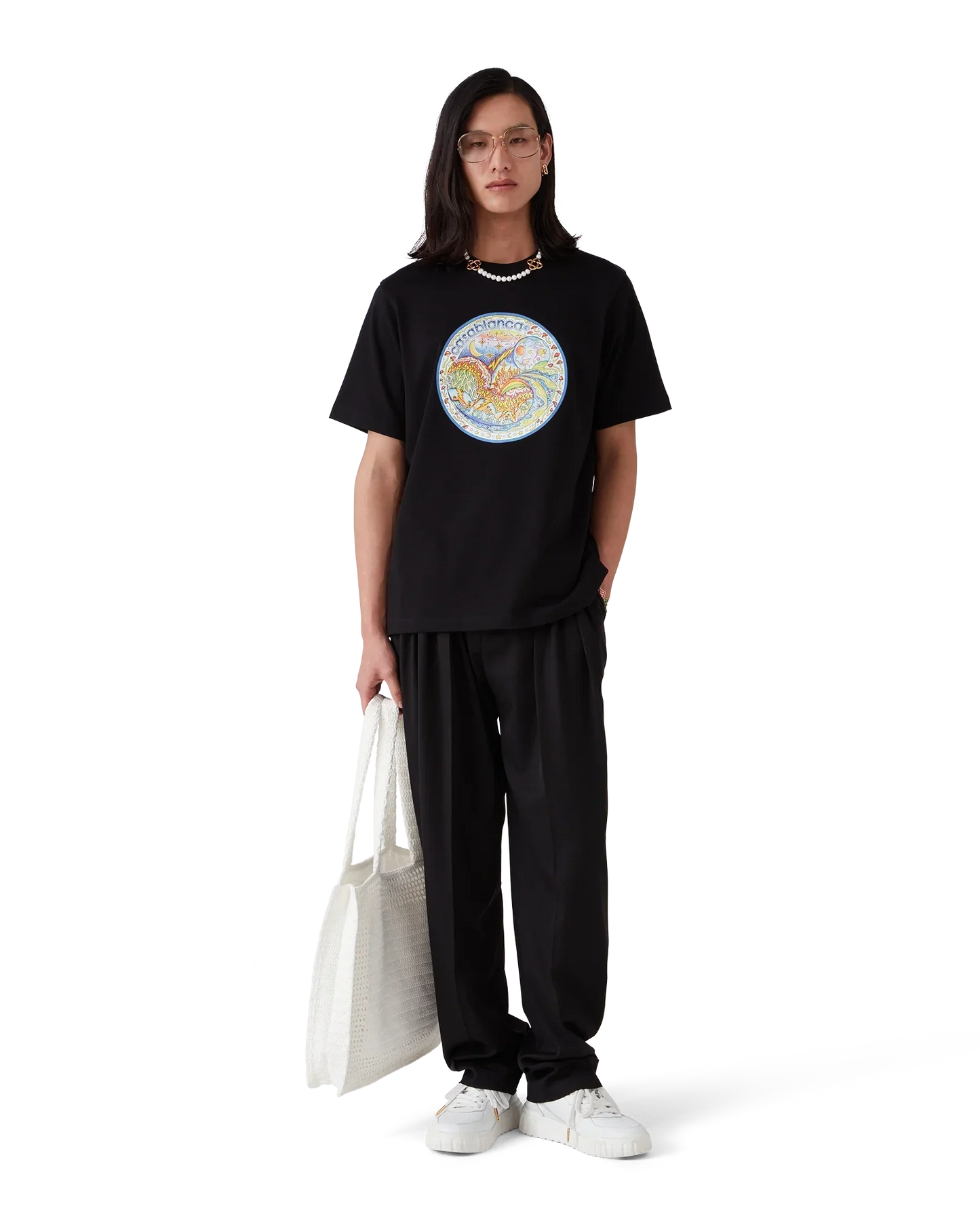 The Four Elements Short Sleeve T-Shirt | Casablanca Paris | Image 2