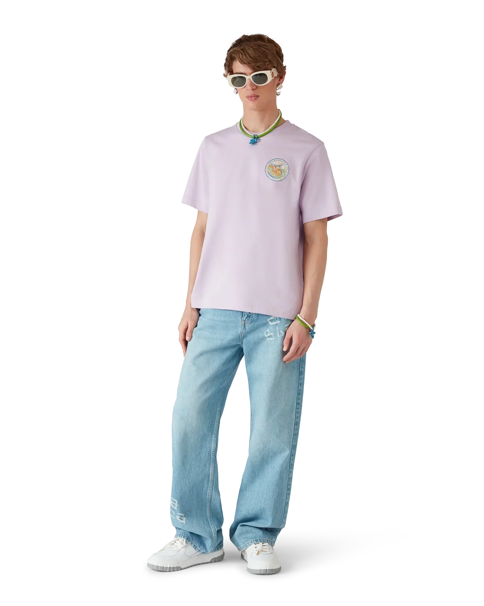 The Four Elements Short Sleeve T-Shirt | Casablanca Paris | Image 2