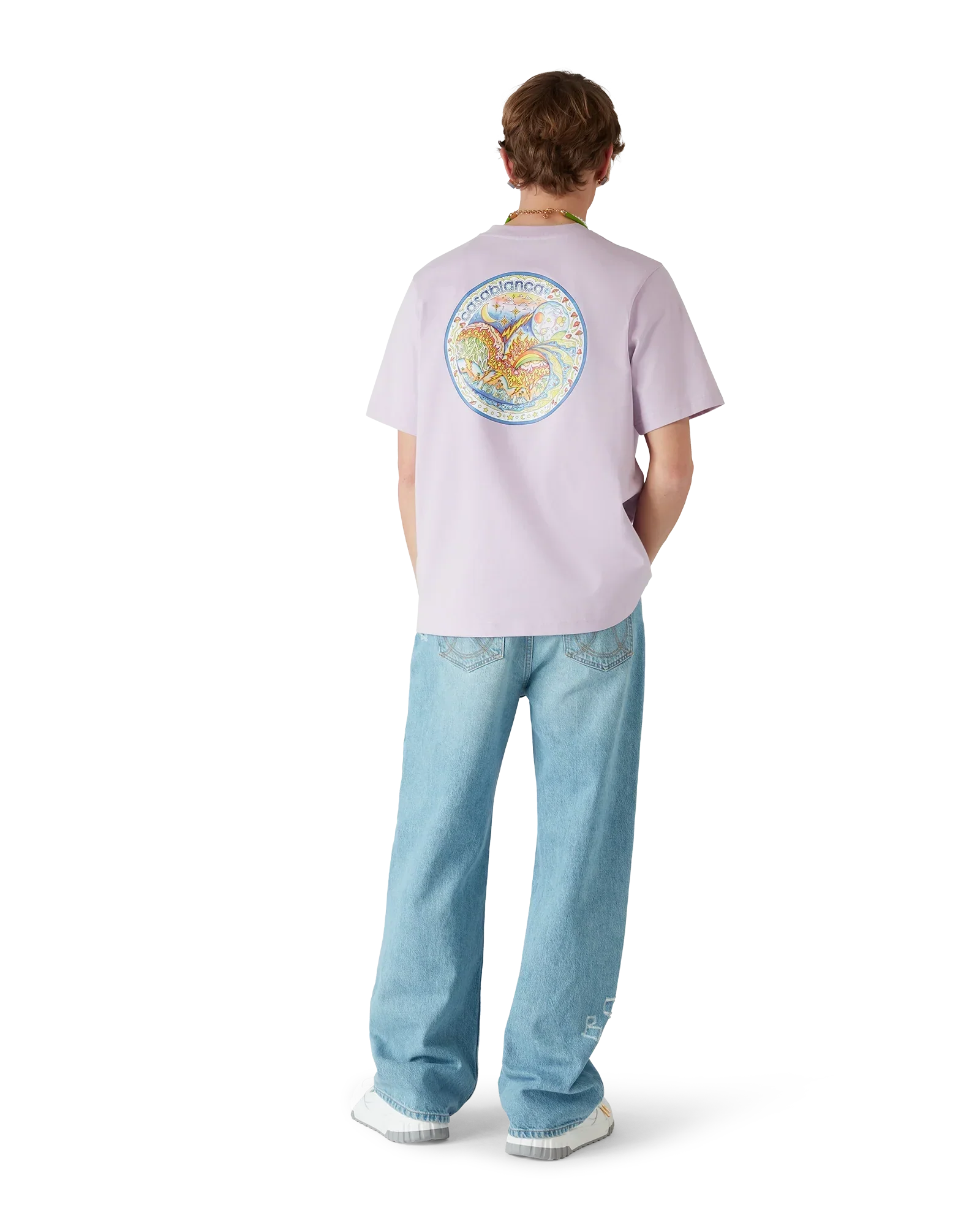 The Four Elements Short Sleeve T-Shirt | Casablanca Paris | Image 5