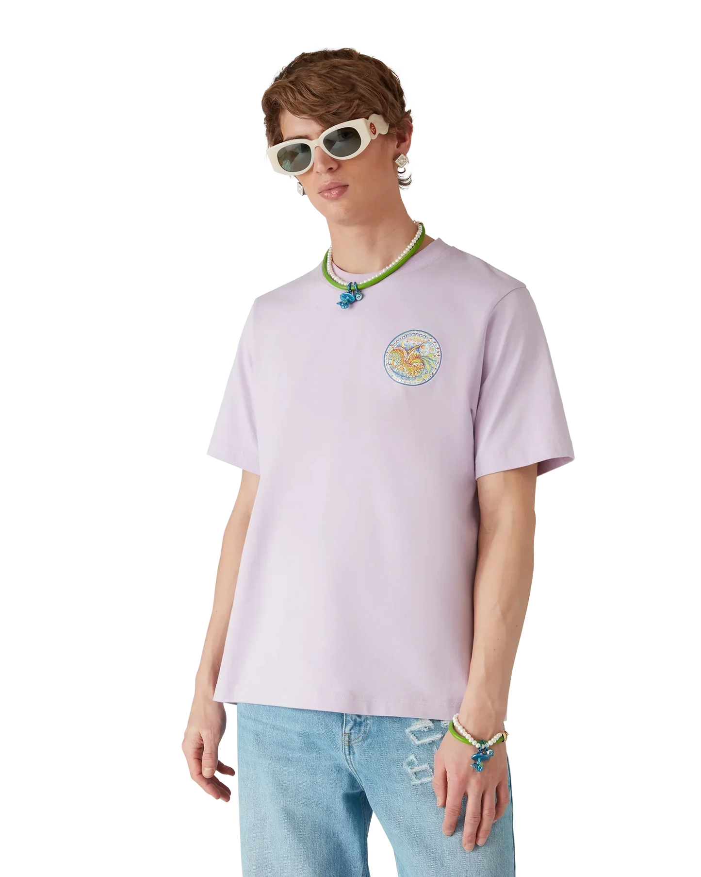 The Four Elements Short Sleeve T-Shirt | Casablanca Paris | Image 3