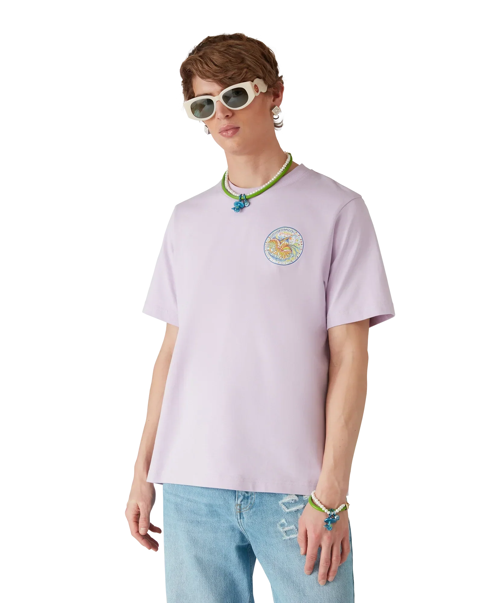 The Four Elements Short Sleeve T-Shirt | Casablanca Paris | Image 3