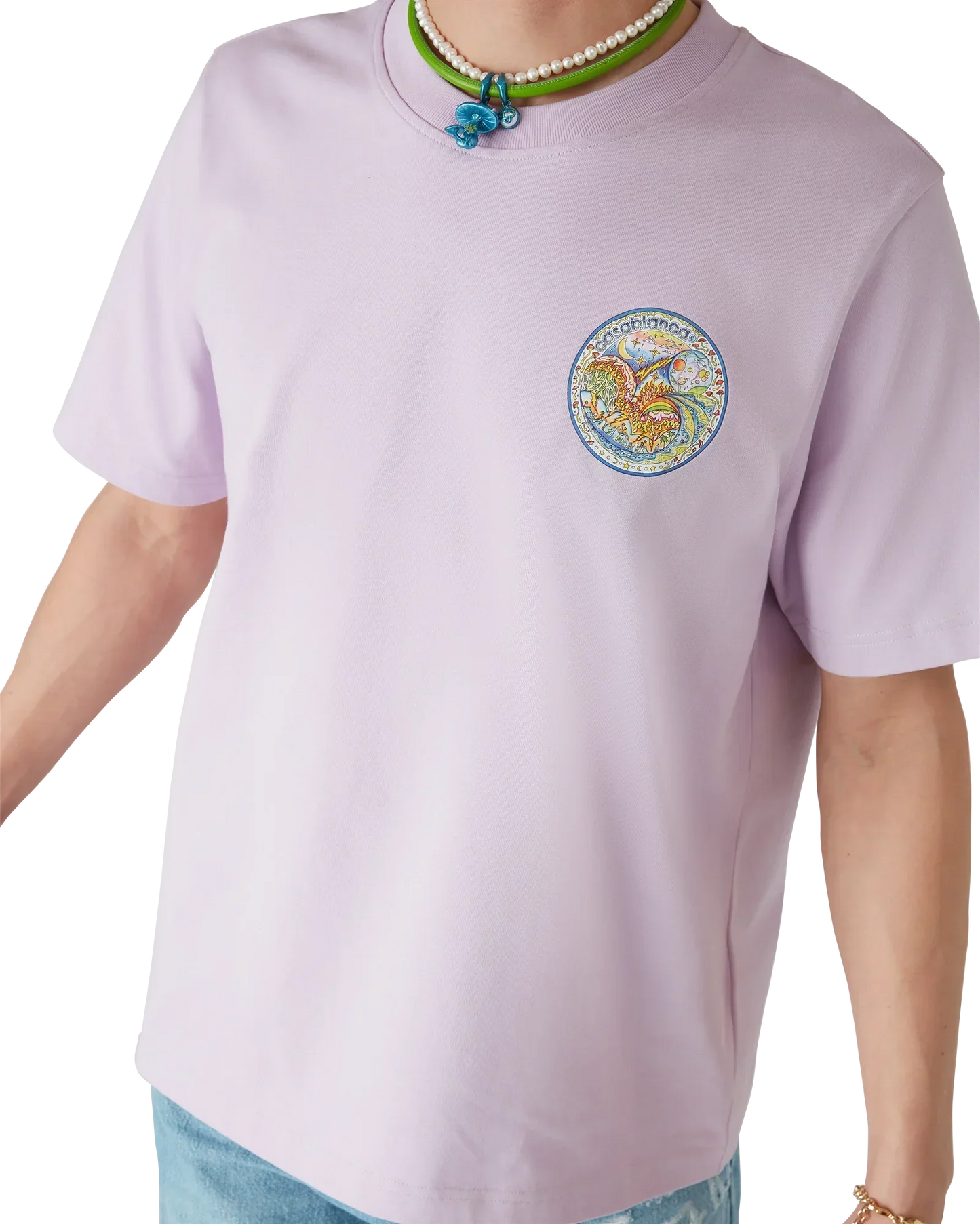 The Four Elements Short Sleeve T-Shirt | Casablanca Paris | Image 4
