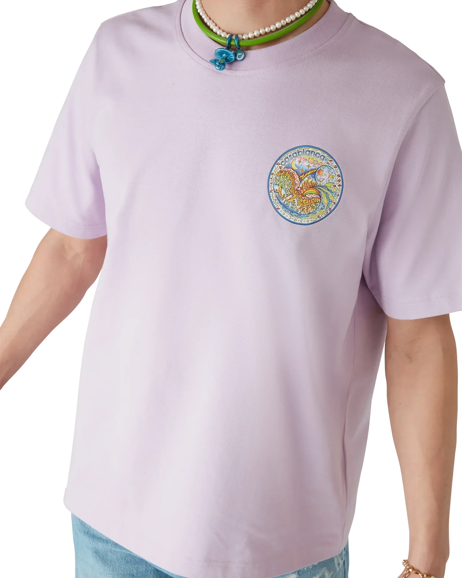 The Four Elements Short Sleeve T-Shirt | Casablanca Paris | Image 4