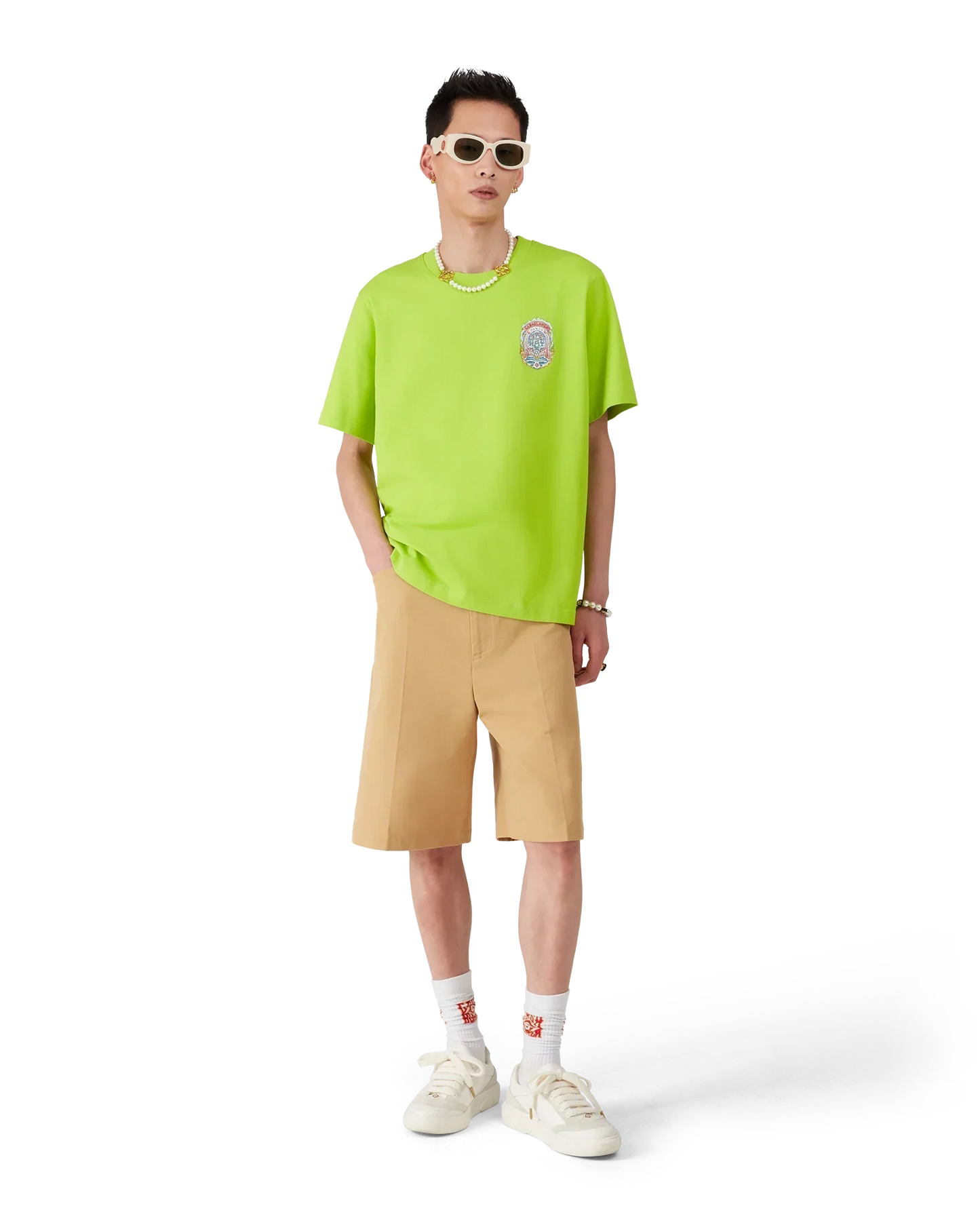 Casa Way Skate Short Sleeve T-Shirt | Casablanca Paris | Image 2