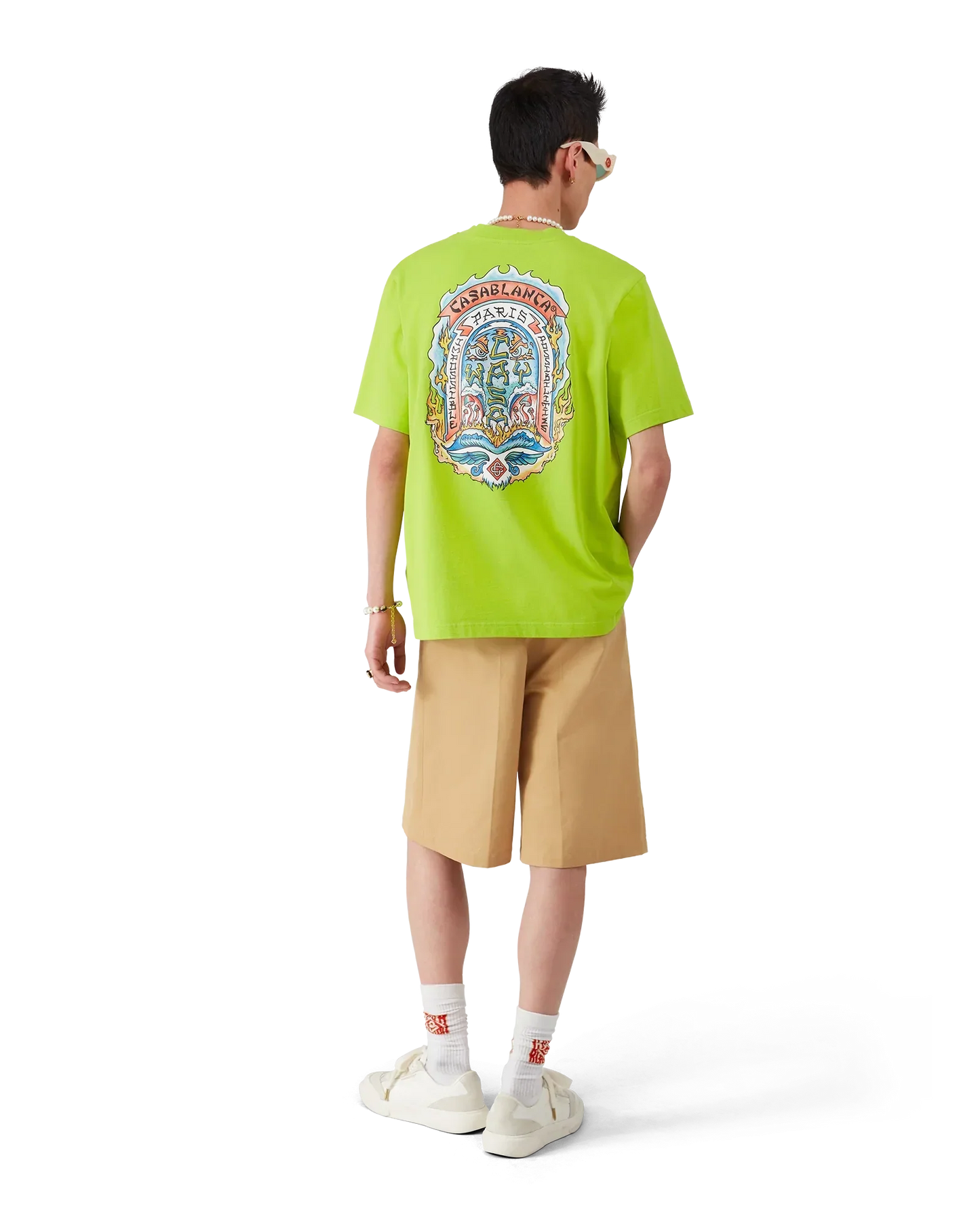 Casa Way Skate Short Sleeve T-Shirt | Casablanca Paris | Image 5