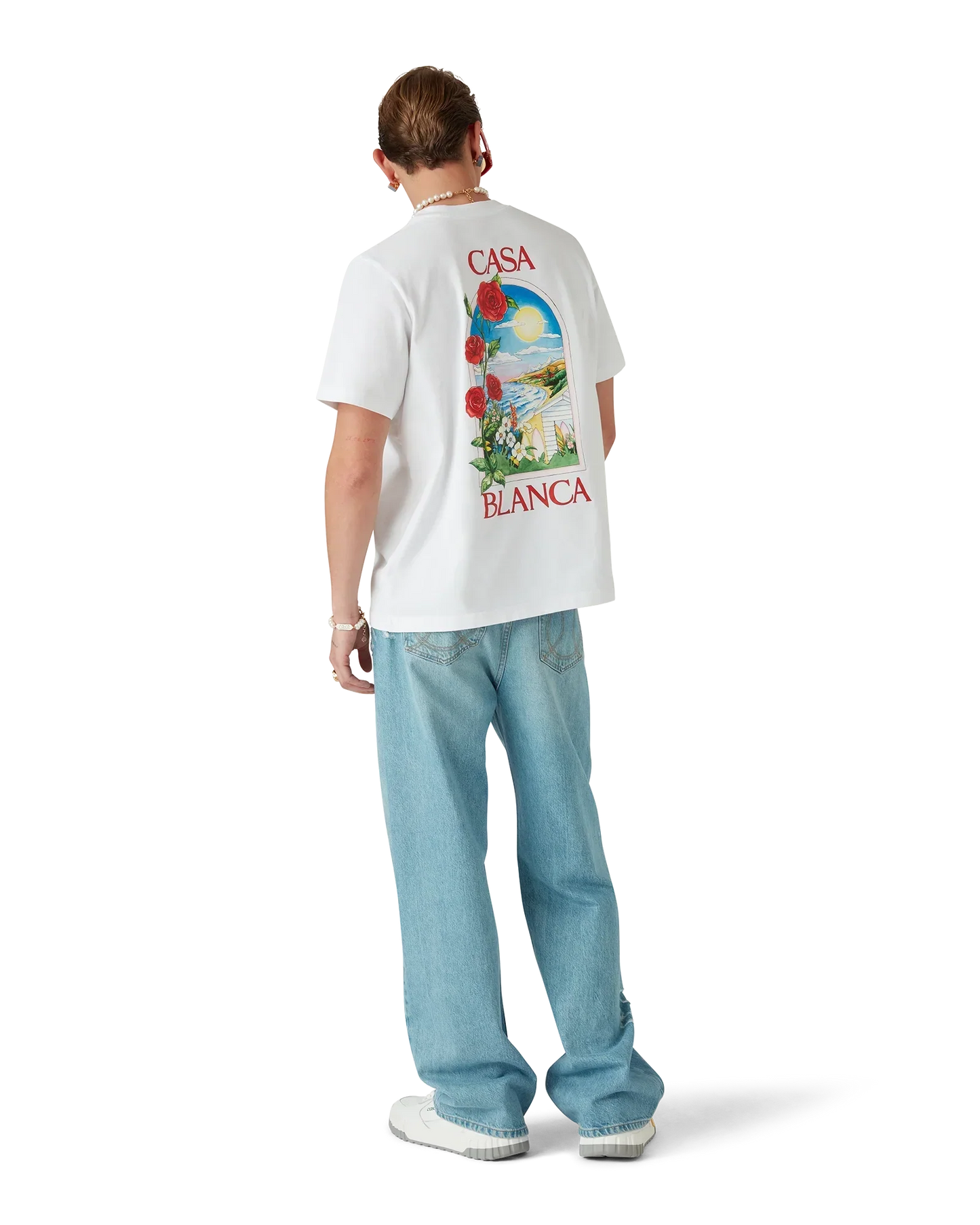LA Days Short Sleeve T-Shirt | Casablanca Paris | Image 3