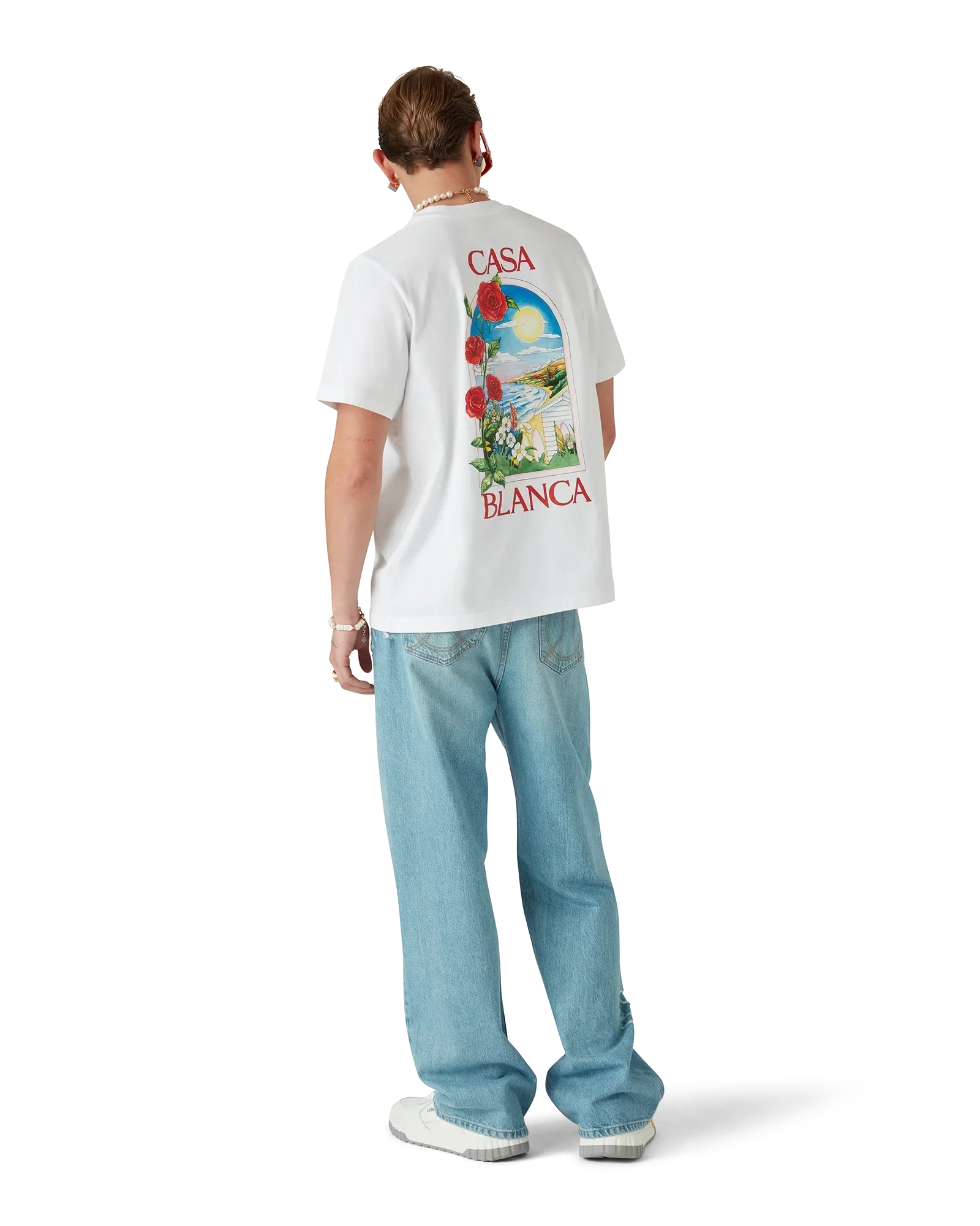 LA Days Short Sleeve T-Shirt | Casablanca Paris | Image 3
