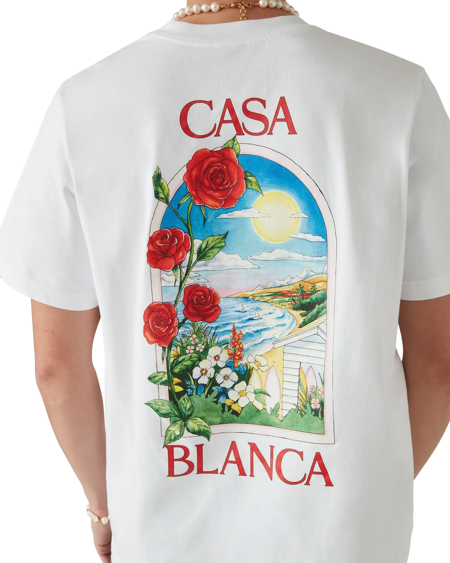 LA Days Short Sleeve T-Shirt | Casablanca Paris | Image 5