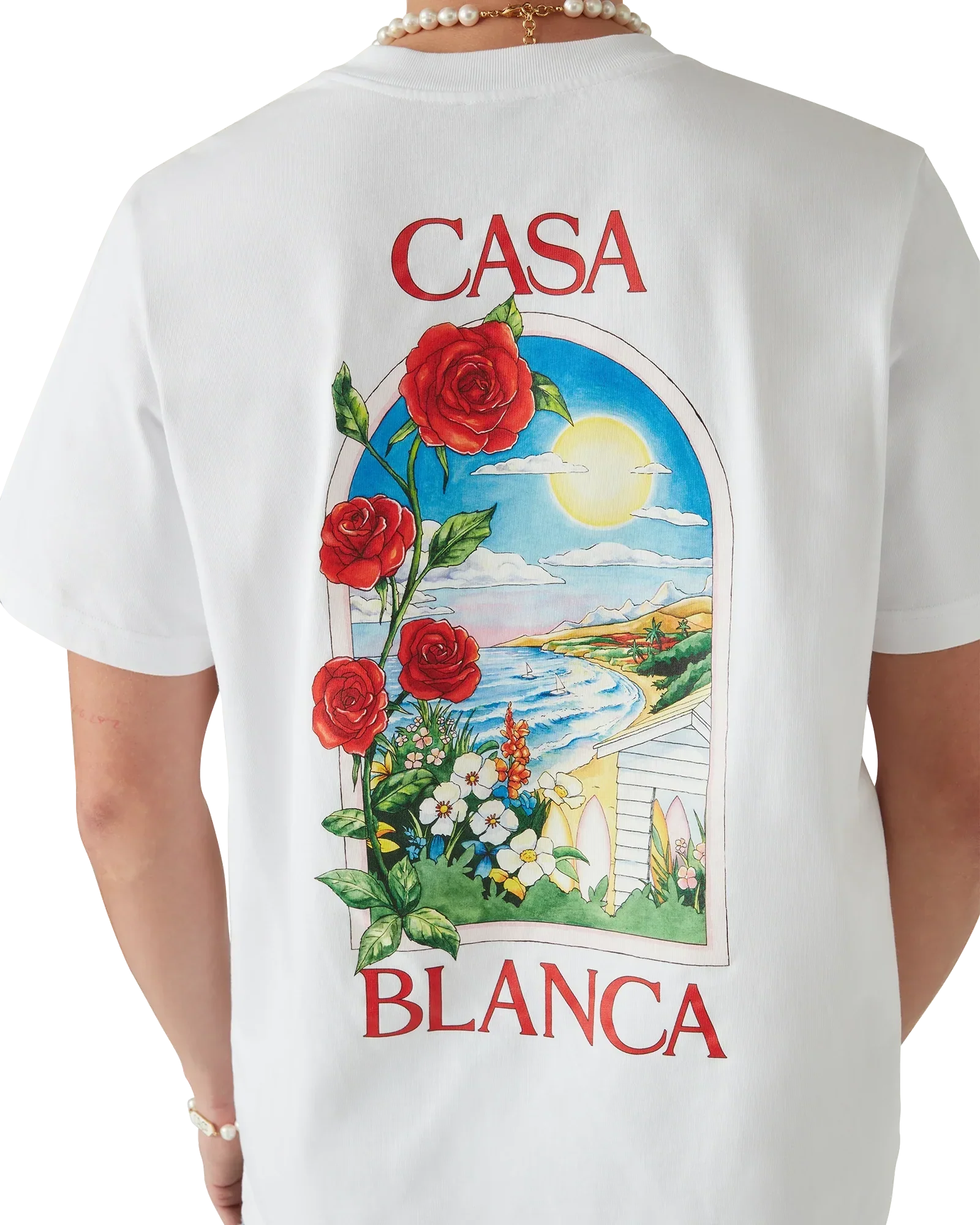 LA Days Short Sleeve T-Shirt | Casablanca Paris | Image 5