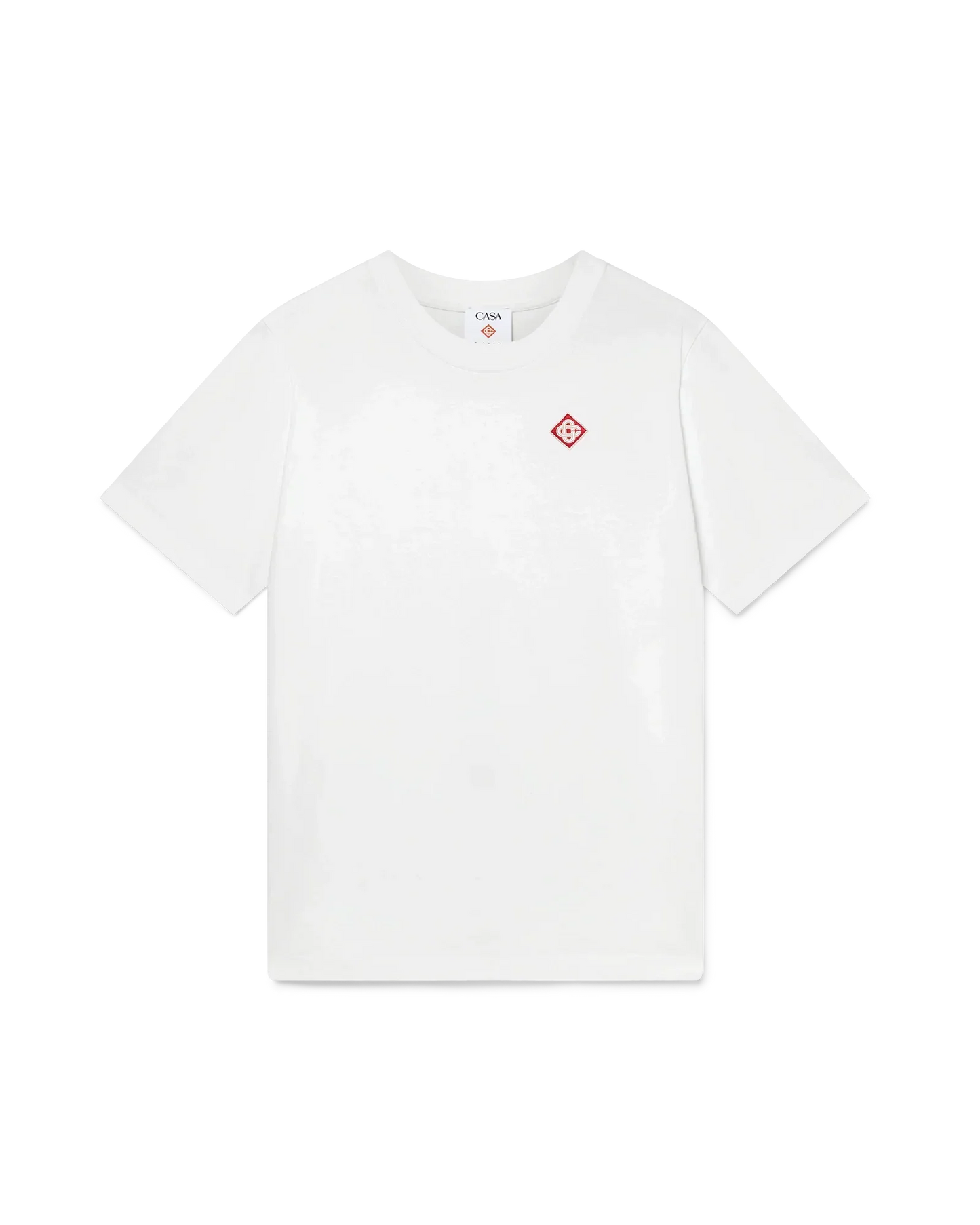 White Diamond Logo Short Sleeve T-Shirt | Casablanca Paris | Image 1