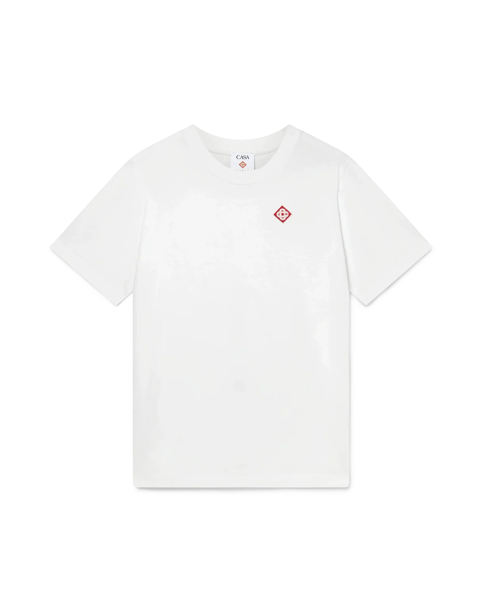 White Diamond Logo Short Sleeve T-Shirt | Casablanca Paris | Image 1