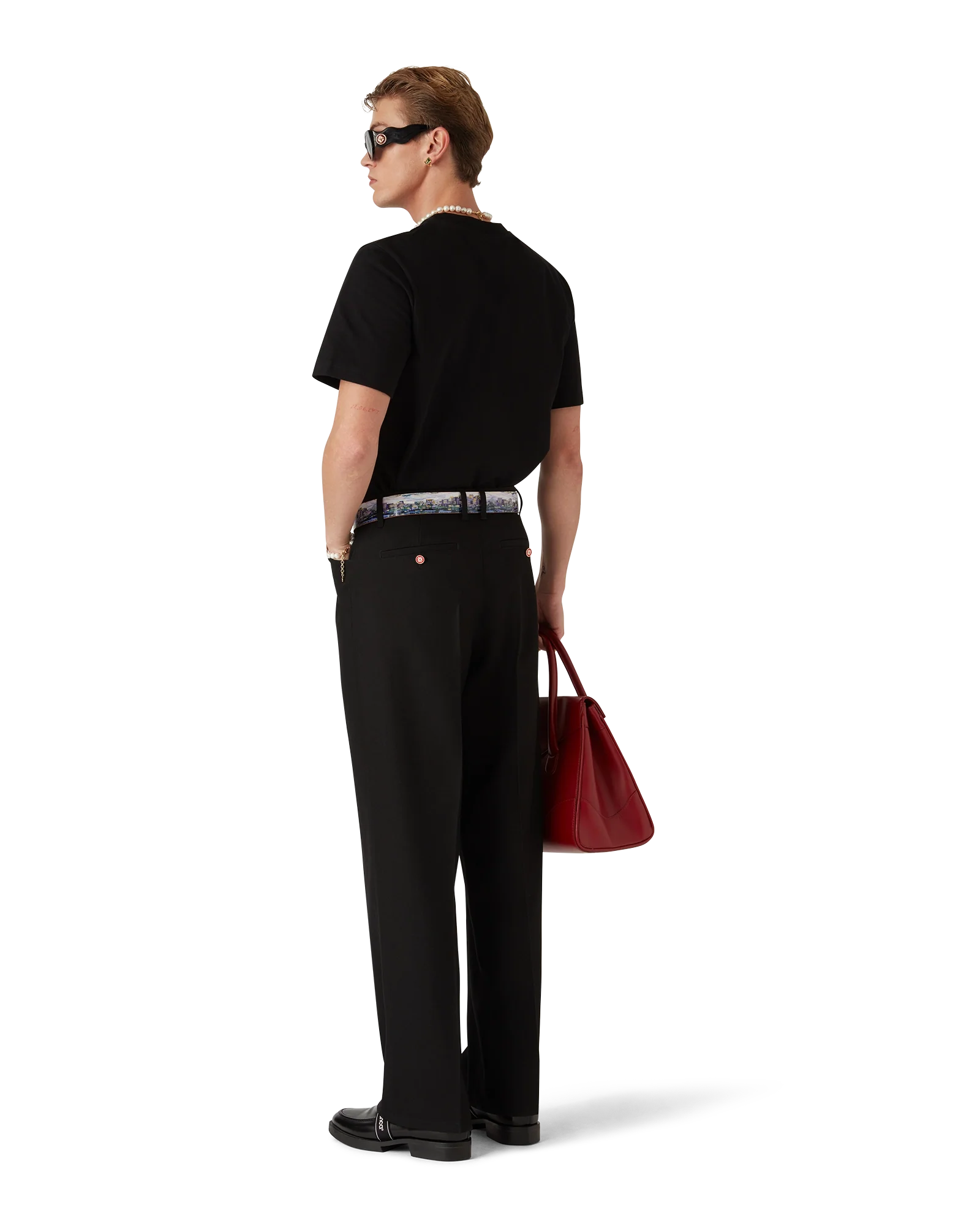 Black Diamond Logo Short Sleeve T-Shirt | Casablanca Paris | Image 3