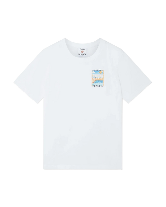 Surreal Pool Short Sleeve T-Shirt | Casablanca Paris | Image 1