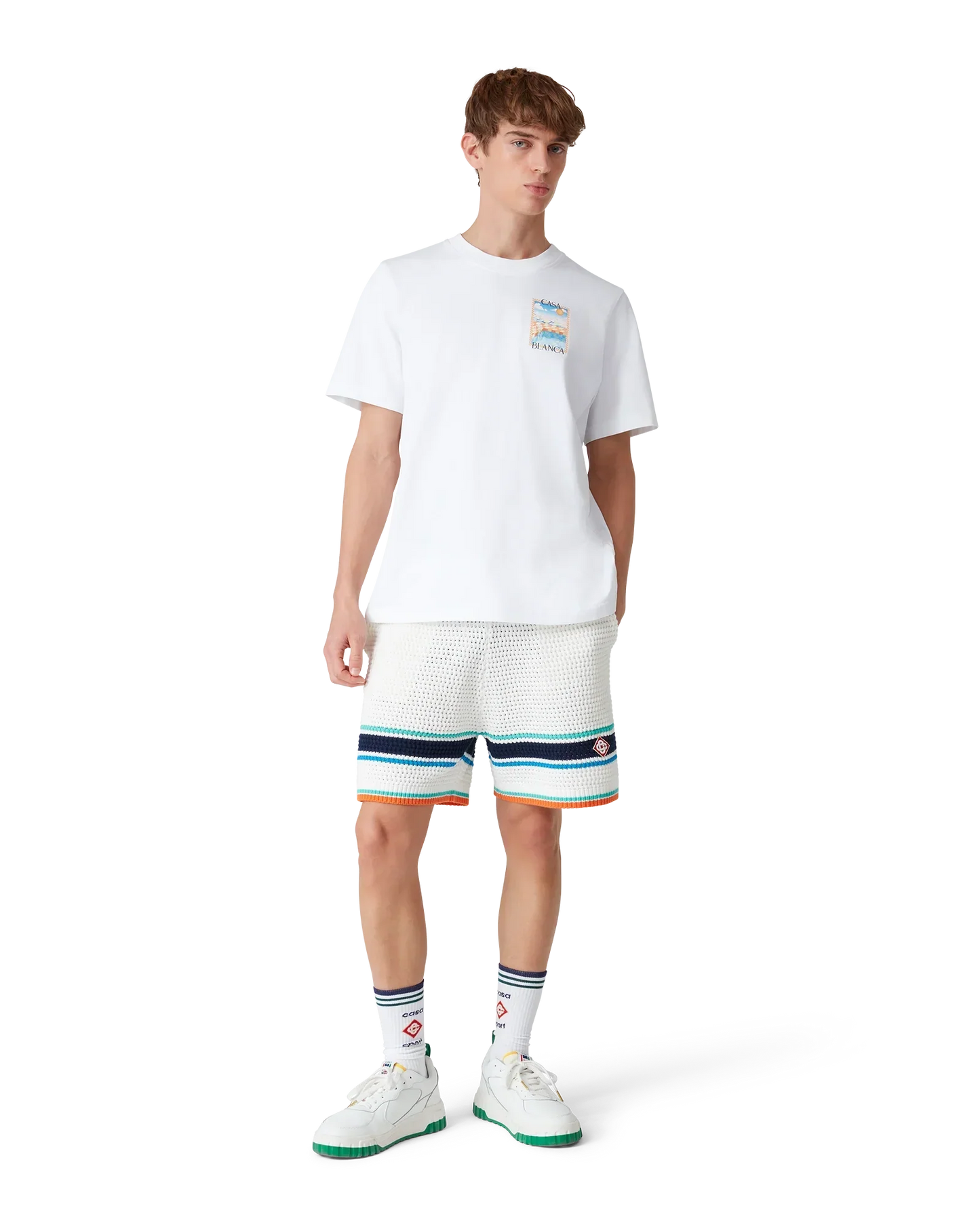 Surreal Pool Short Sleeve T-Shirt | Casablanca Paris | Image 3