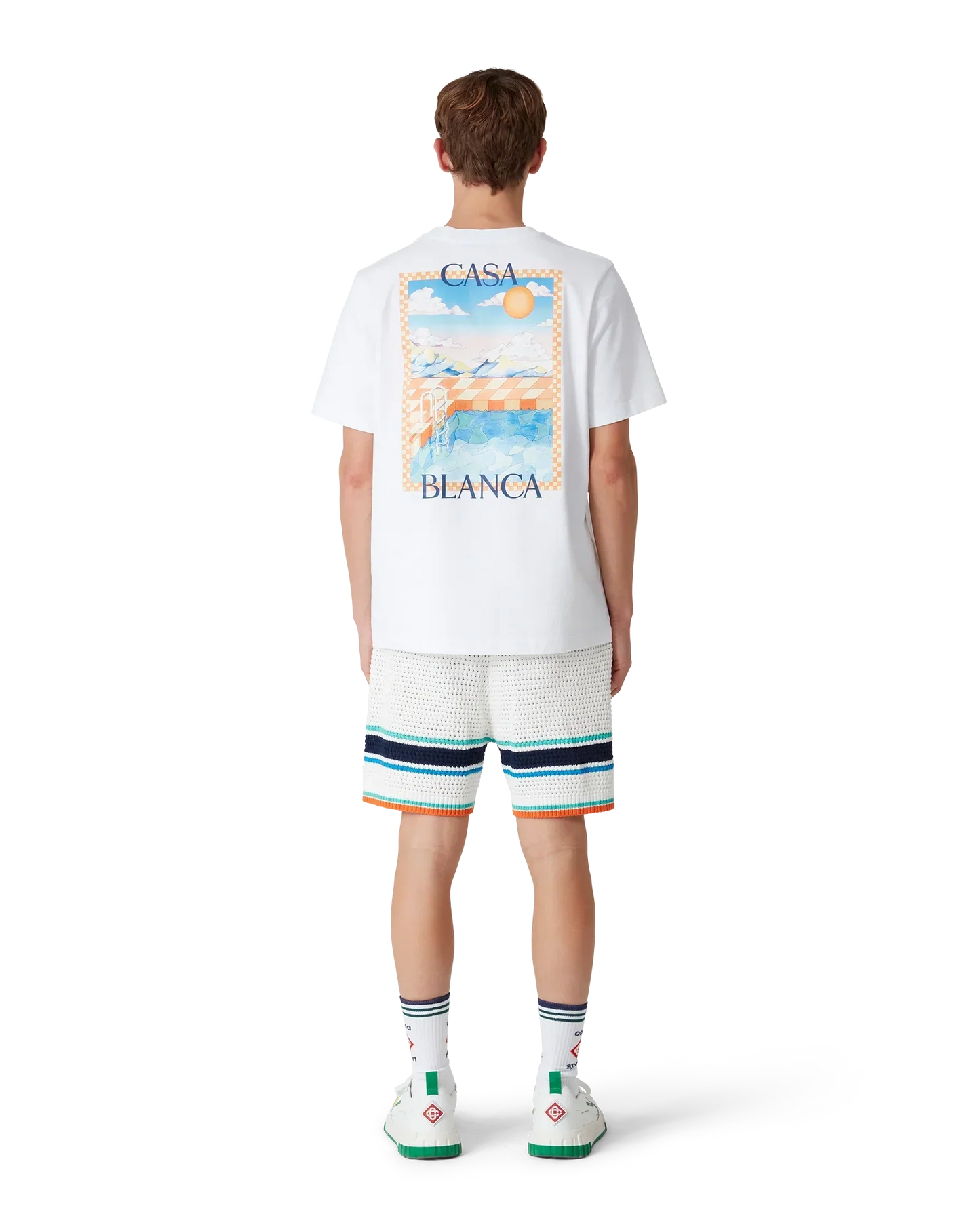 Surreal Pool Short Sleeve T-Shirt | Casablanca Paris | Image 2