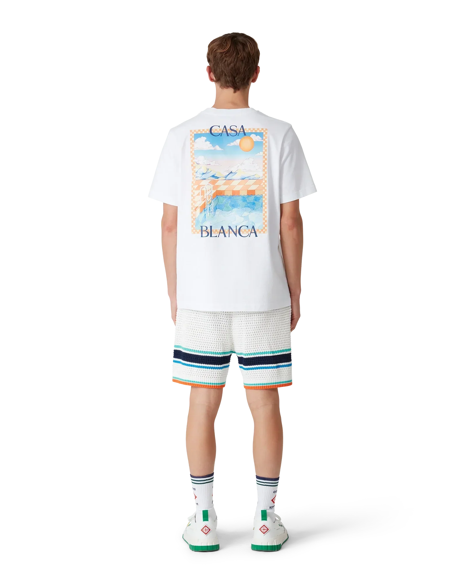 Surreal Pool Short Sleeve T-Shirt | Casablanca Paris | Image 2