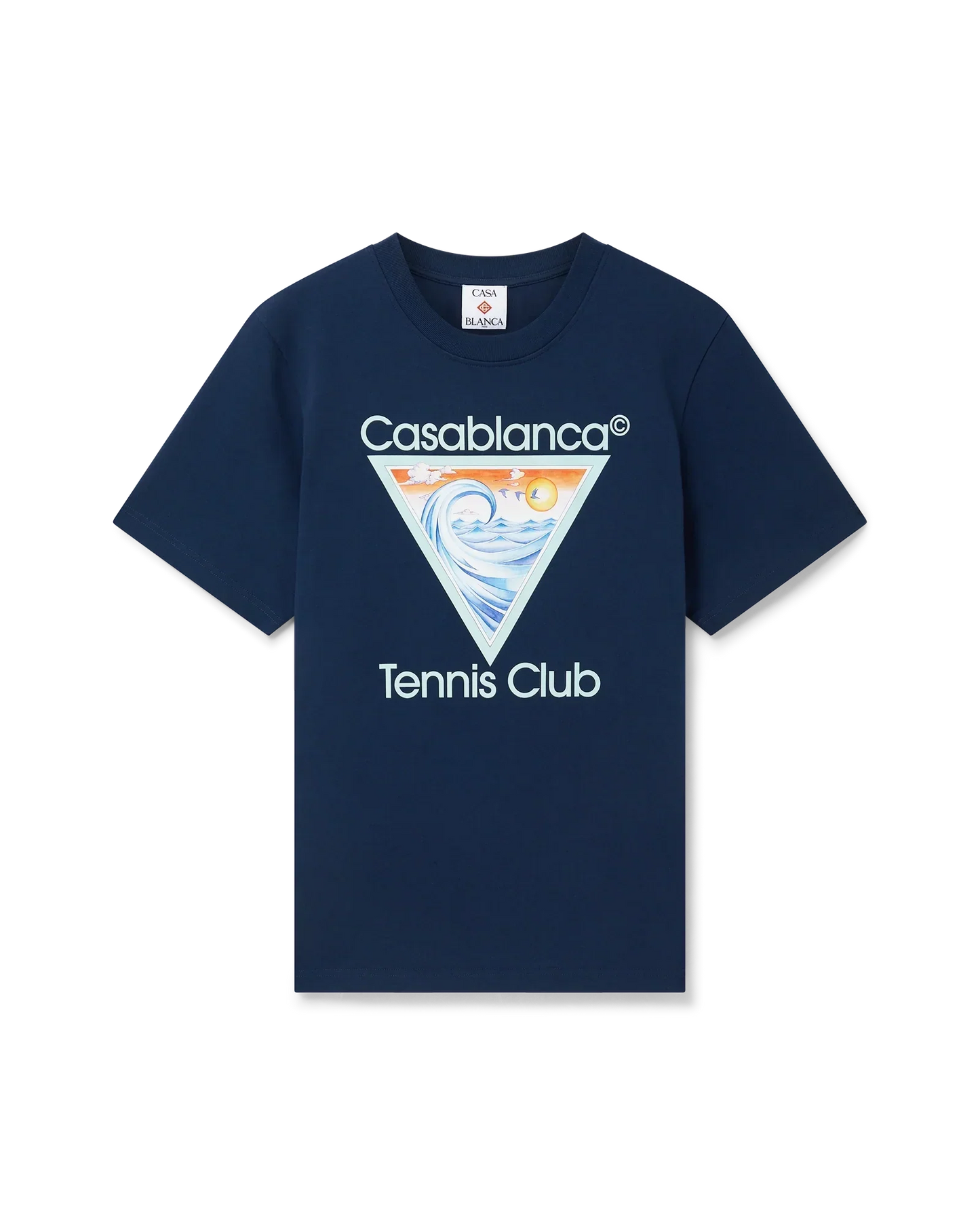Tennis Club Icon Short Sleeve T-Shirt | Casablanca Paris | Image 1