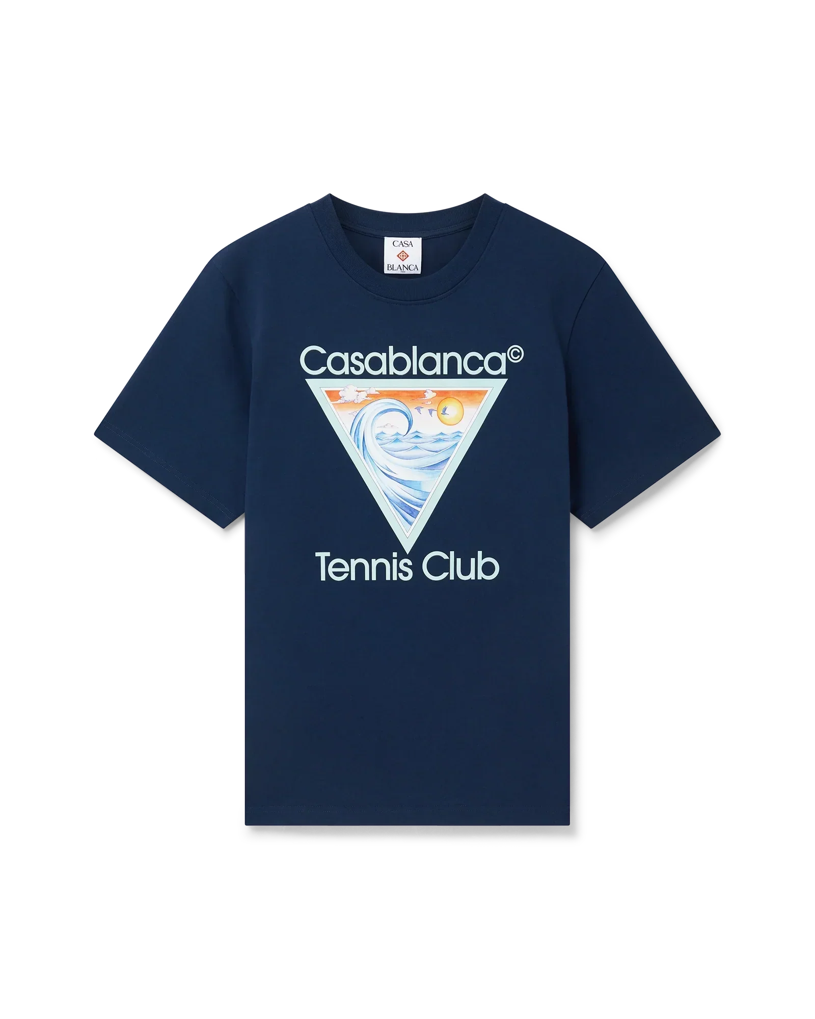 Tennis Club Icon Short Sleeve T-Shirt | Casablanca Paris | Image 1