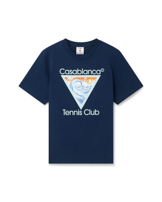 Tennis Club Icon Short Sleeve T-Shirt | Casablanca Paris | Image 1