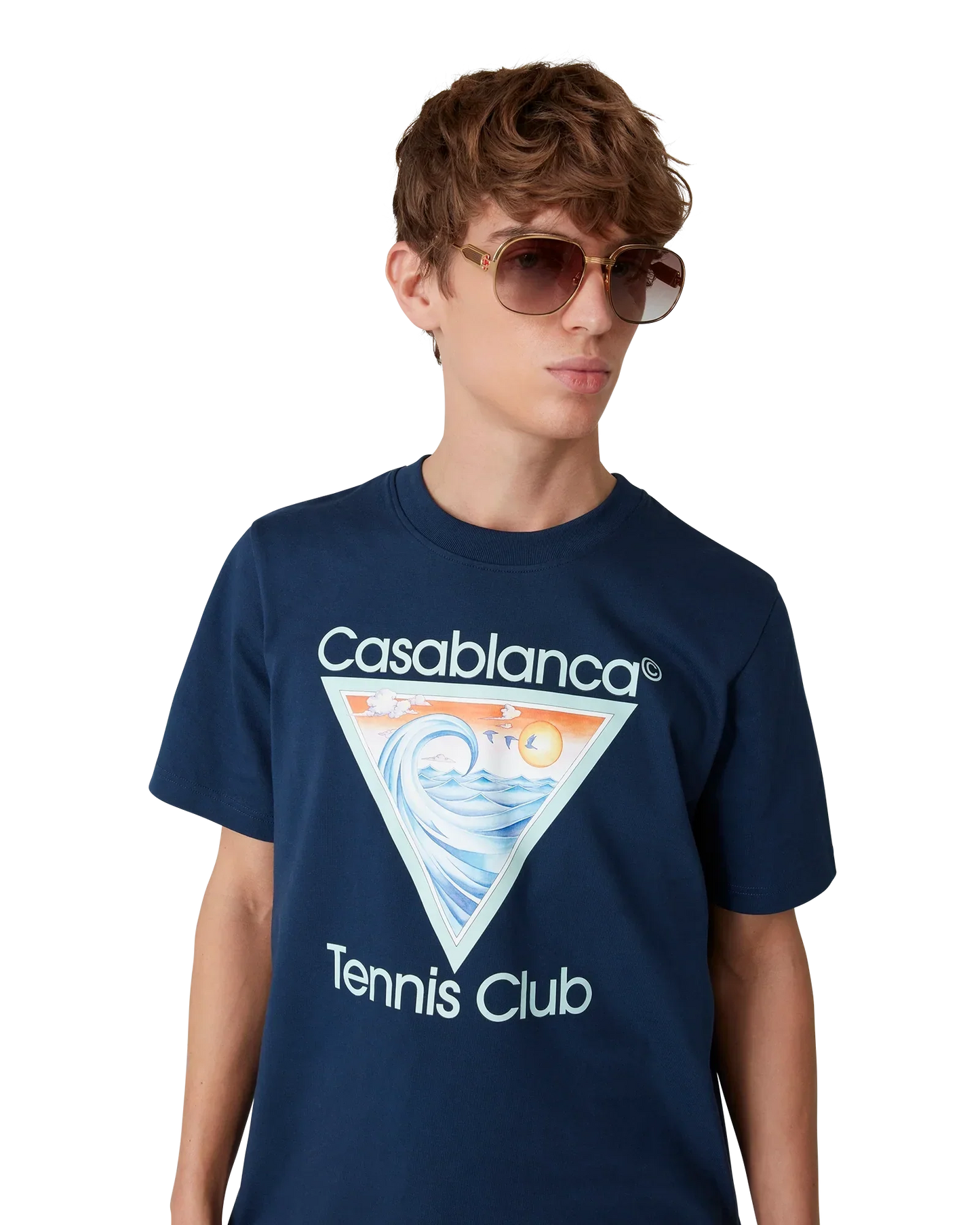Tennis Club Icon Short Sleeve T-Shirt | Casablanca Paris | Image 5