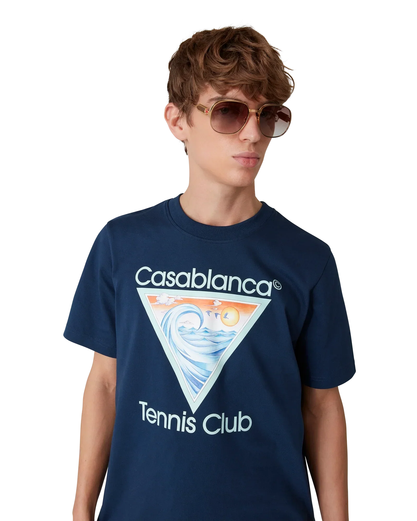 Tennis Club Icon Short Sleeve T-Shirt | Casablanca Paris | Image 5