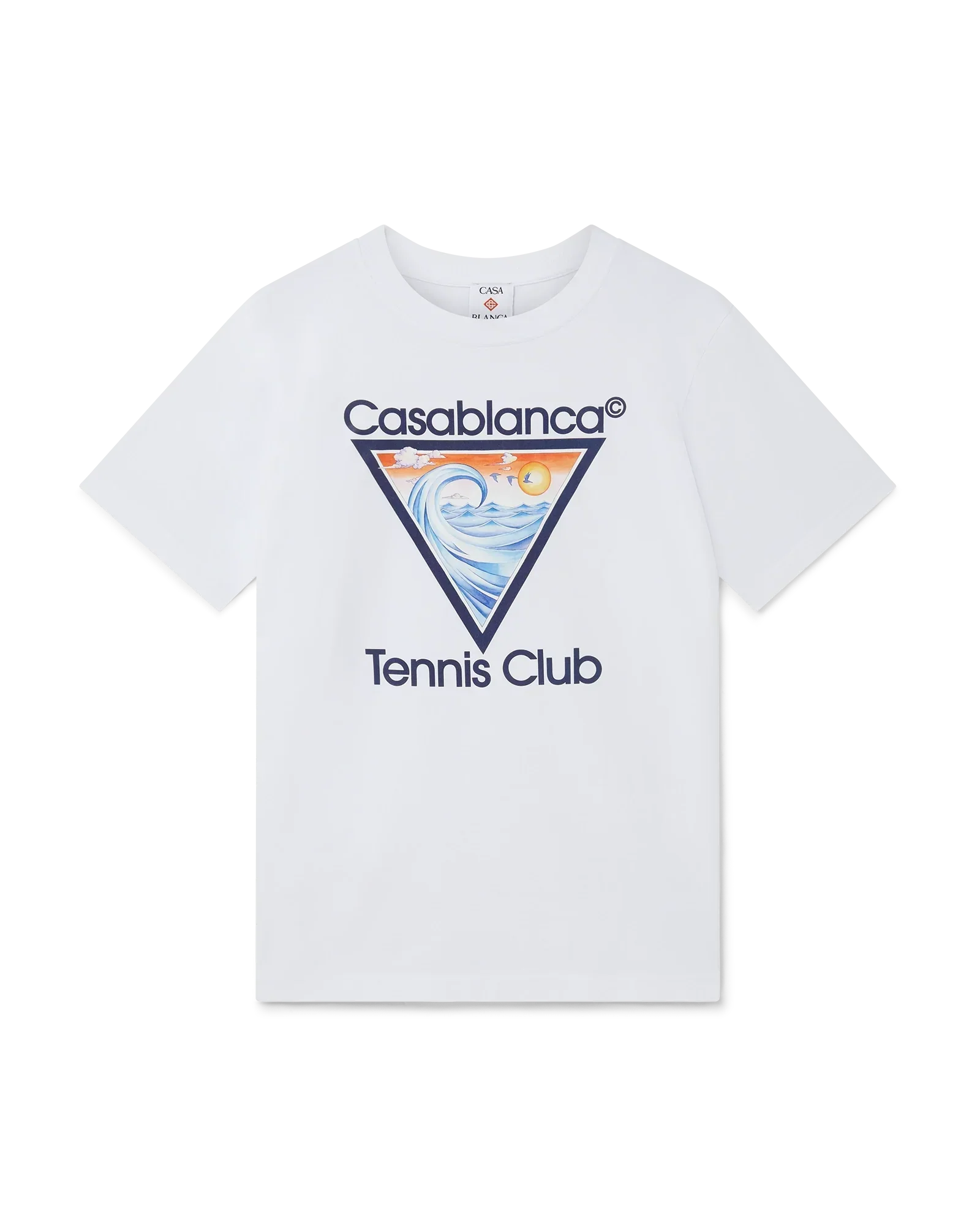 Tennis Club Icon Short Sleeve T-Shirt | Casablanca Paris | Image 1