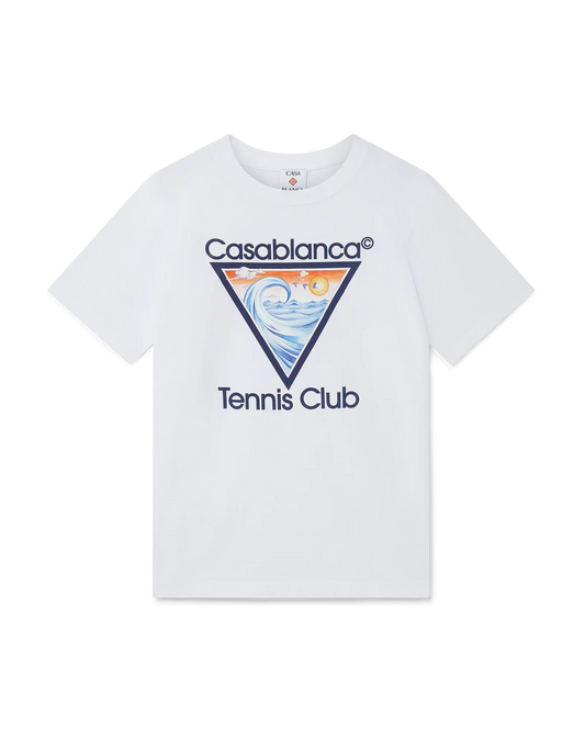 Tennis Club Icon Short Sleeve T-Shirt | Casablanca Paris | Image 1