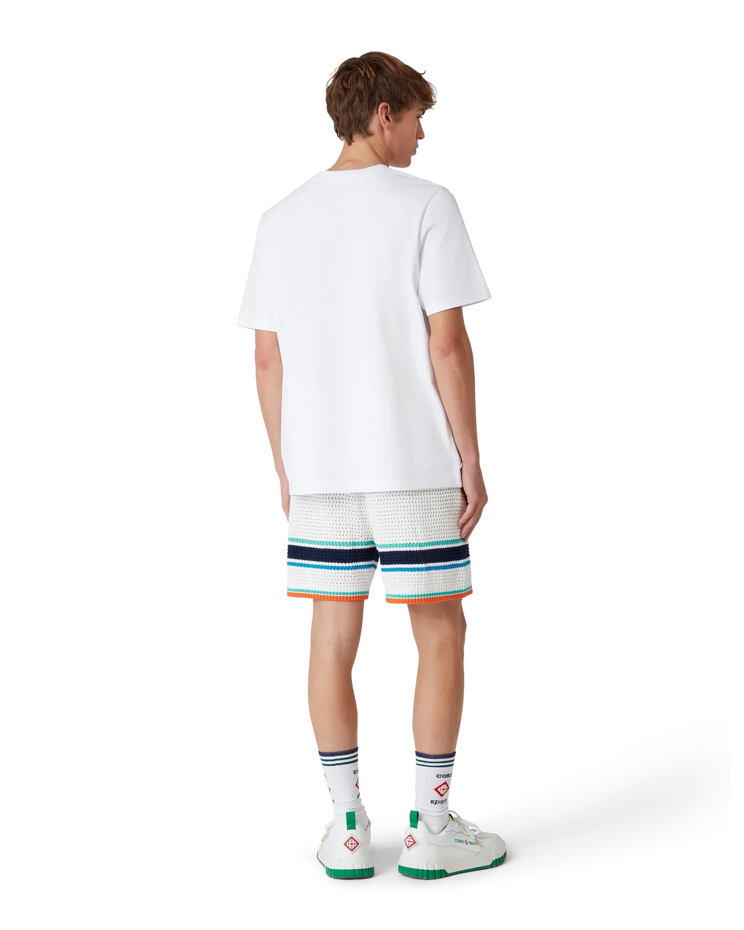 Tennis Club Icon Short Sleeve T-Shirt | Casablanca Paris | Image 3