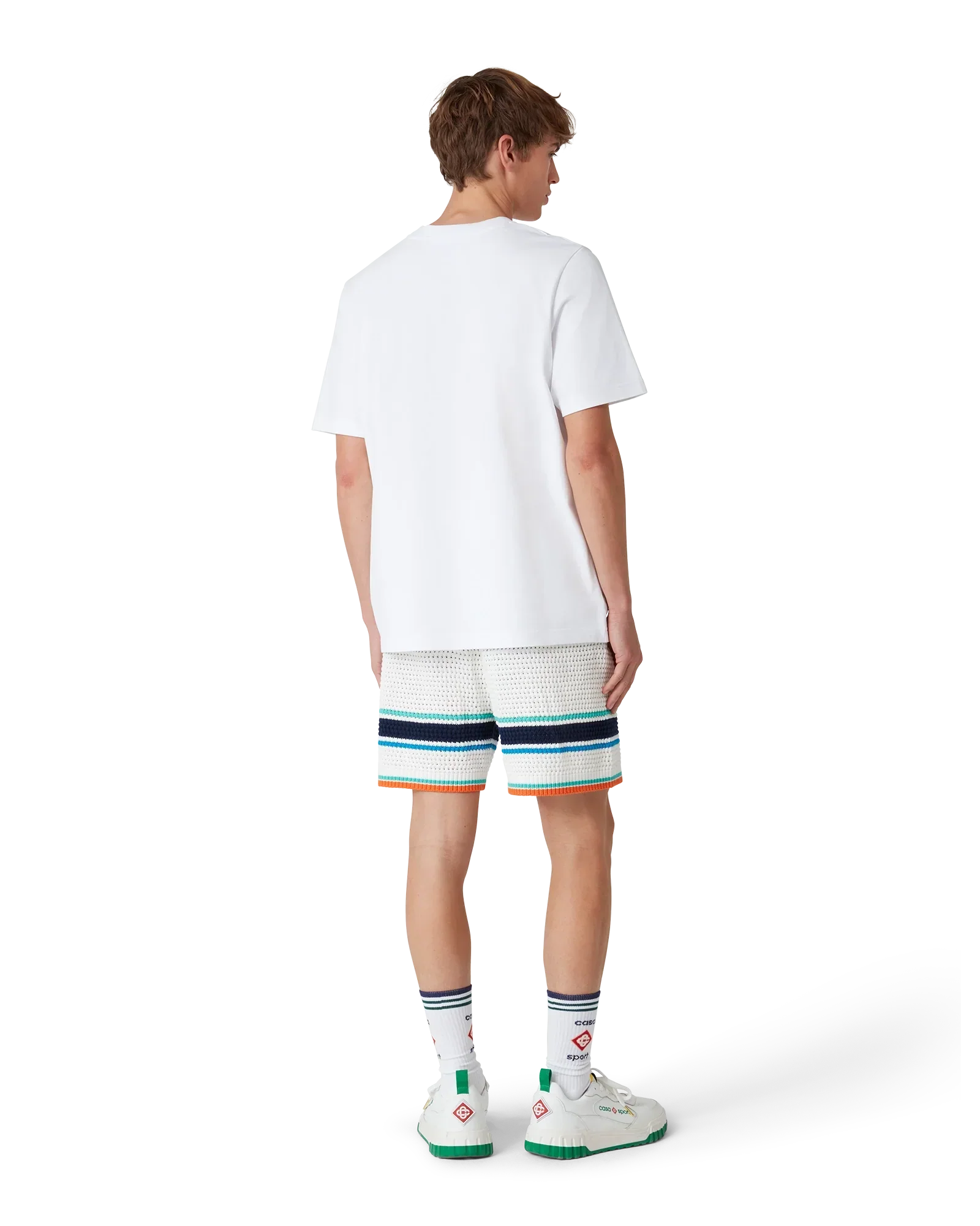 Tennis Club Icon Short Sleeve T-Shirt | Casablanca Paris | Image 3