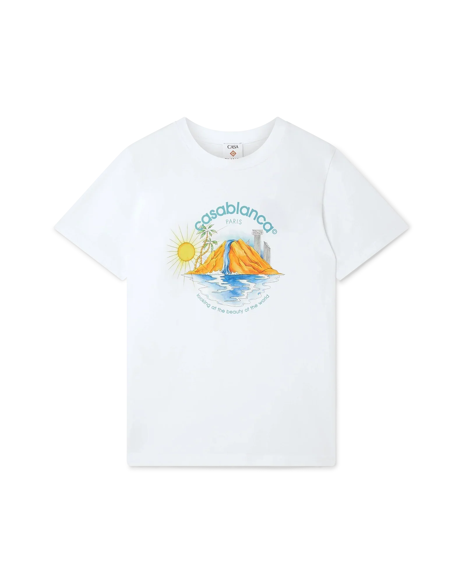 Oasis Short Sleeve Short Sleeve T-Shirt | Casablanca Paris | Image 1