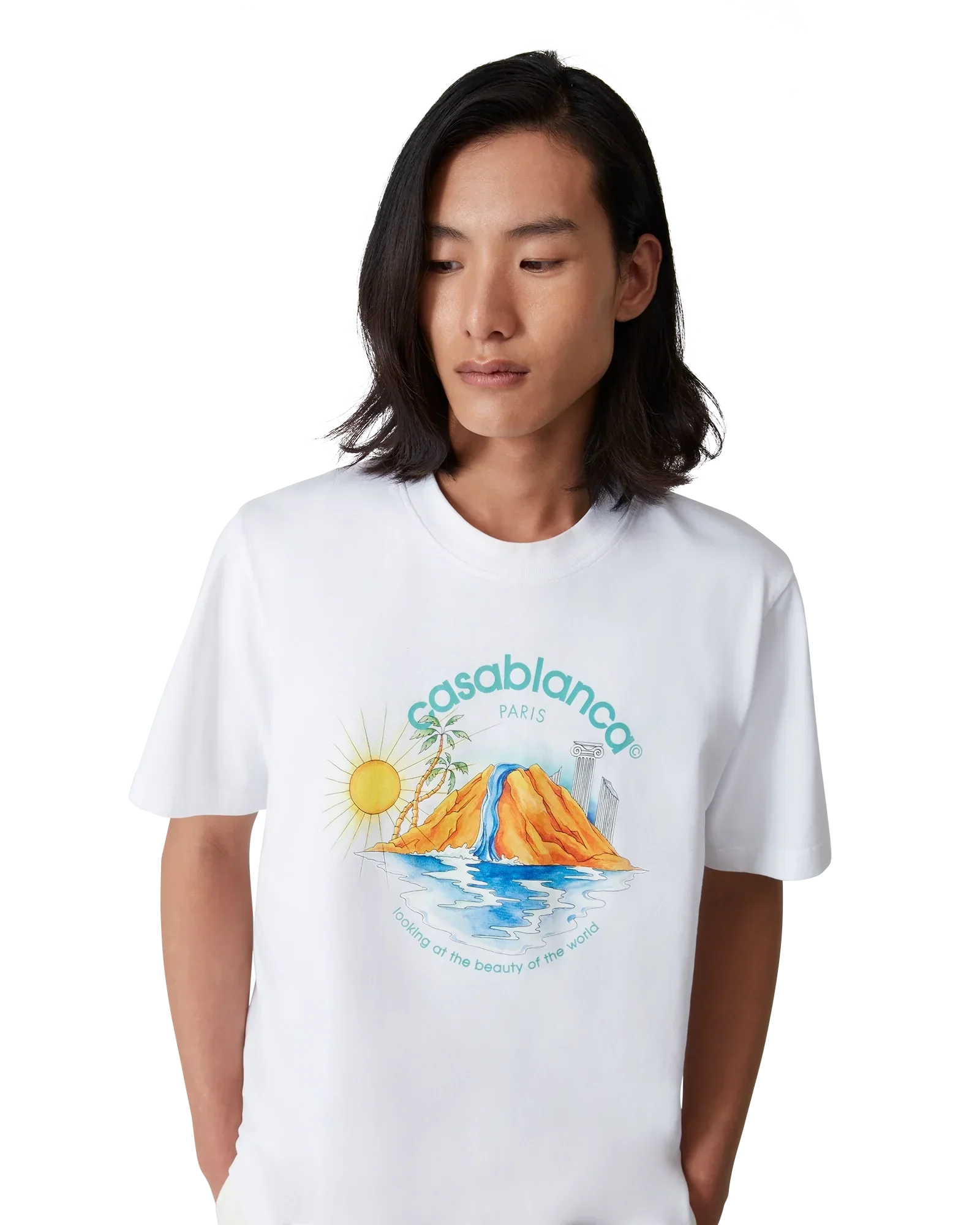 Oasis Short Sleeve Short Sleeve T-Shirt | Casablanca Paris | Image 5