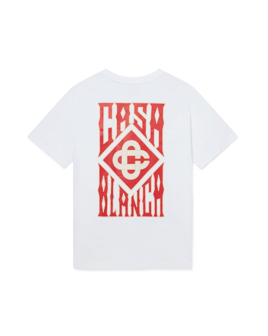 Gothic Logo Short Sleeve T-Shirt | Casablanca Paris | Image 1