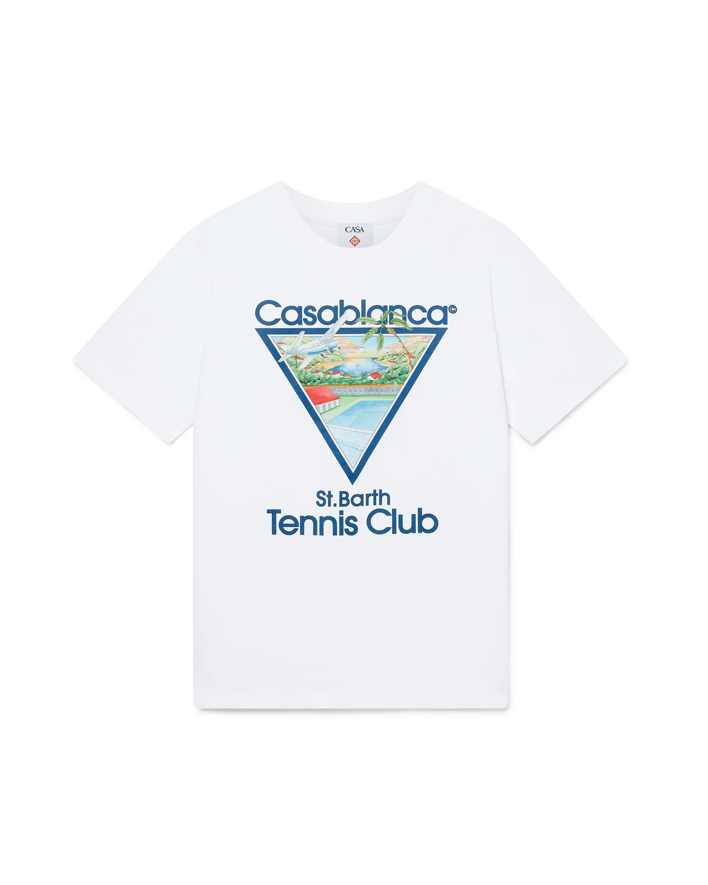 Tennis Club Icon Short Sleeve T-Shirt | Casablanca Paris | Image 1
