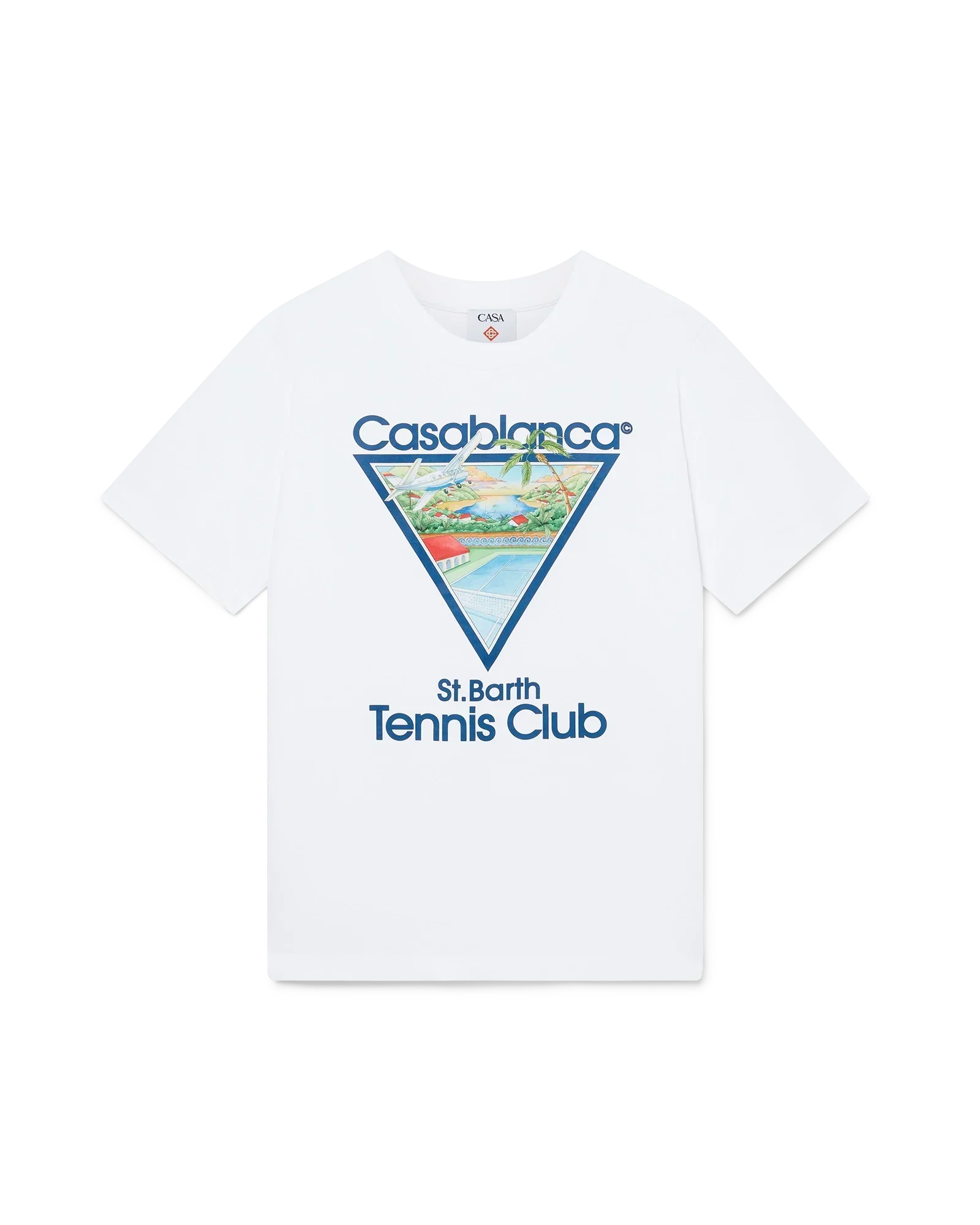 Tennis Club Icon Short Sleeve T-Shirt | Casablanca Paris | Image 1