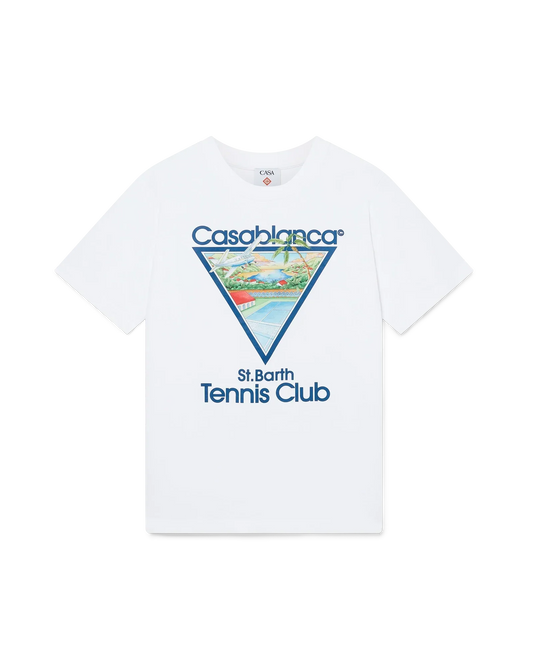 Tennis Club Icon Short Sleeve T-Shirt | Casablanca Paris | Image 1