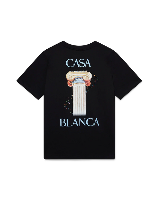 La Colonne Short Sleeve Short Sleeve T-Shirt | Casablanca Paris | Image 1