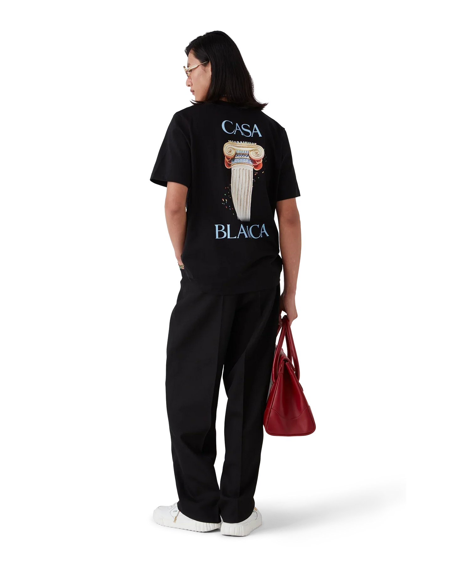 La Colonne Short Sleeve Short Sleeve T-Shirt | Casablanca Paris | Image 3
