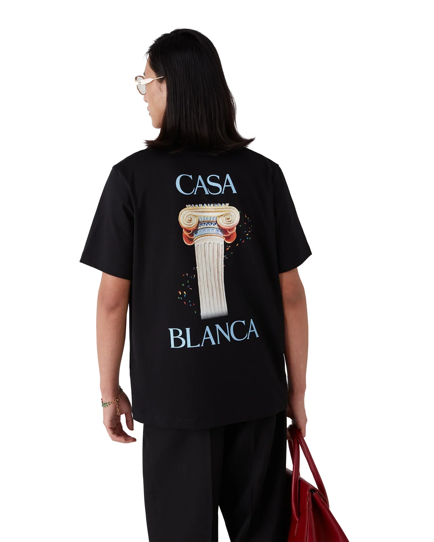 La Colonne Short Sleeve Short Sleeve T-Shirt | Casablanca Paris | Image 5