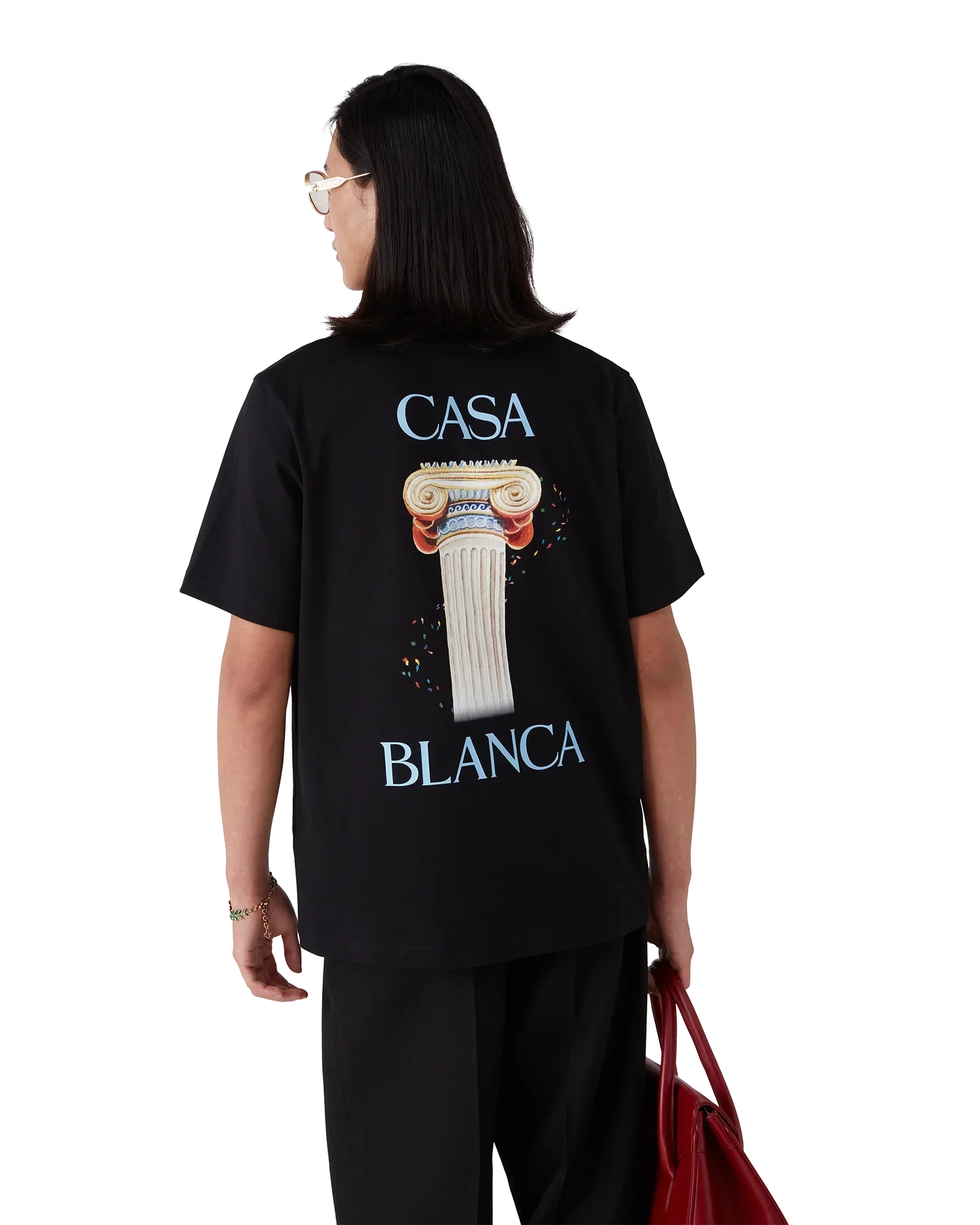 La Colonne Short Sleeve Short Sleeve T-Shirt | Casablanca Paris | Image 5