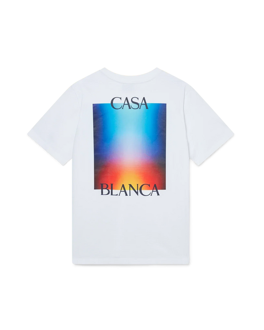 Gradient Casa Logo Short Sleeve T-Shirt | Casablanca Paris | Image 1