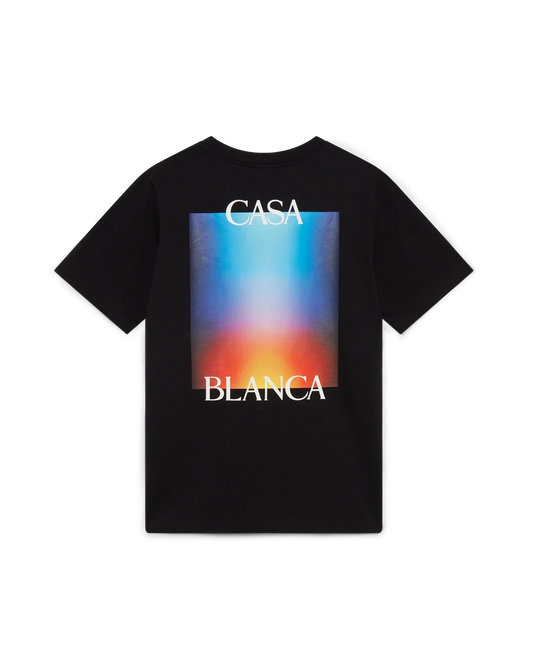 Gradient Casa Logo Short Sleeve T-Shirt | Casablanca Paris | Image 1