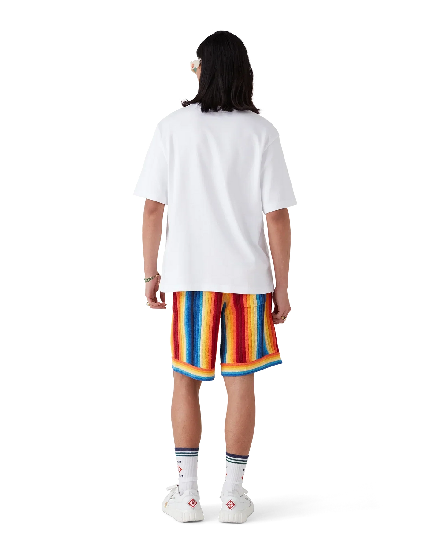 Casa Beach Wave Short Sleeve T-Shirt | Casablanca Paris | Image 3