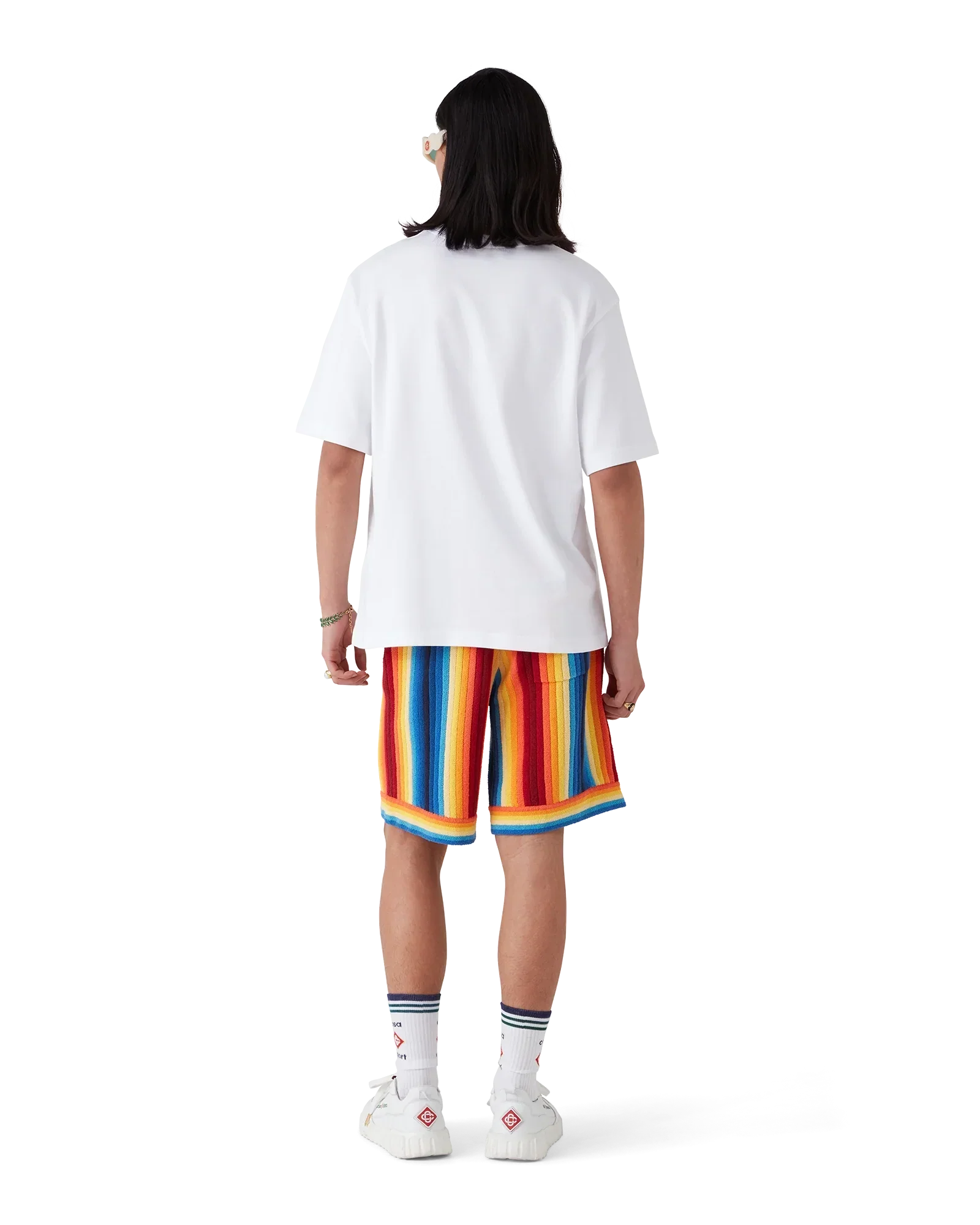Casa Beach Wave Short Sleeve T-Shirt | Casablanca Paris | Image 3