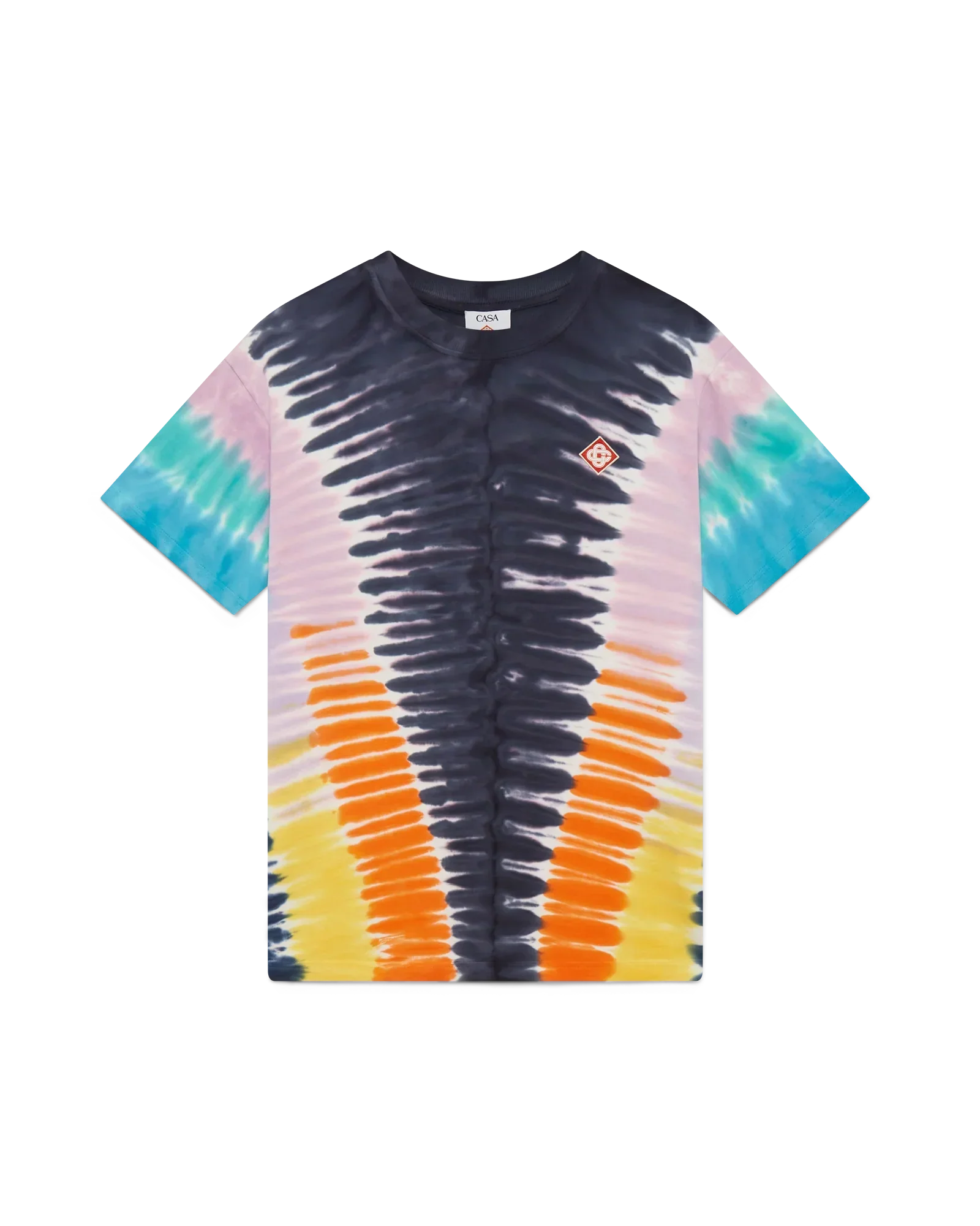 Gradient Tie Dye Short Sleeve T-Shirt | Casablanca Paris | Image 1