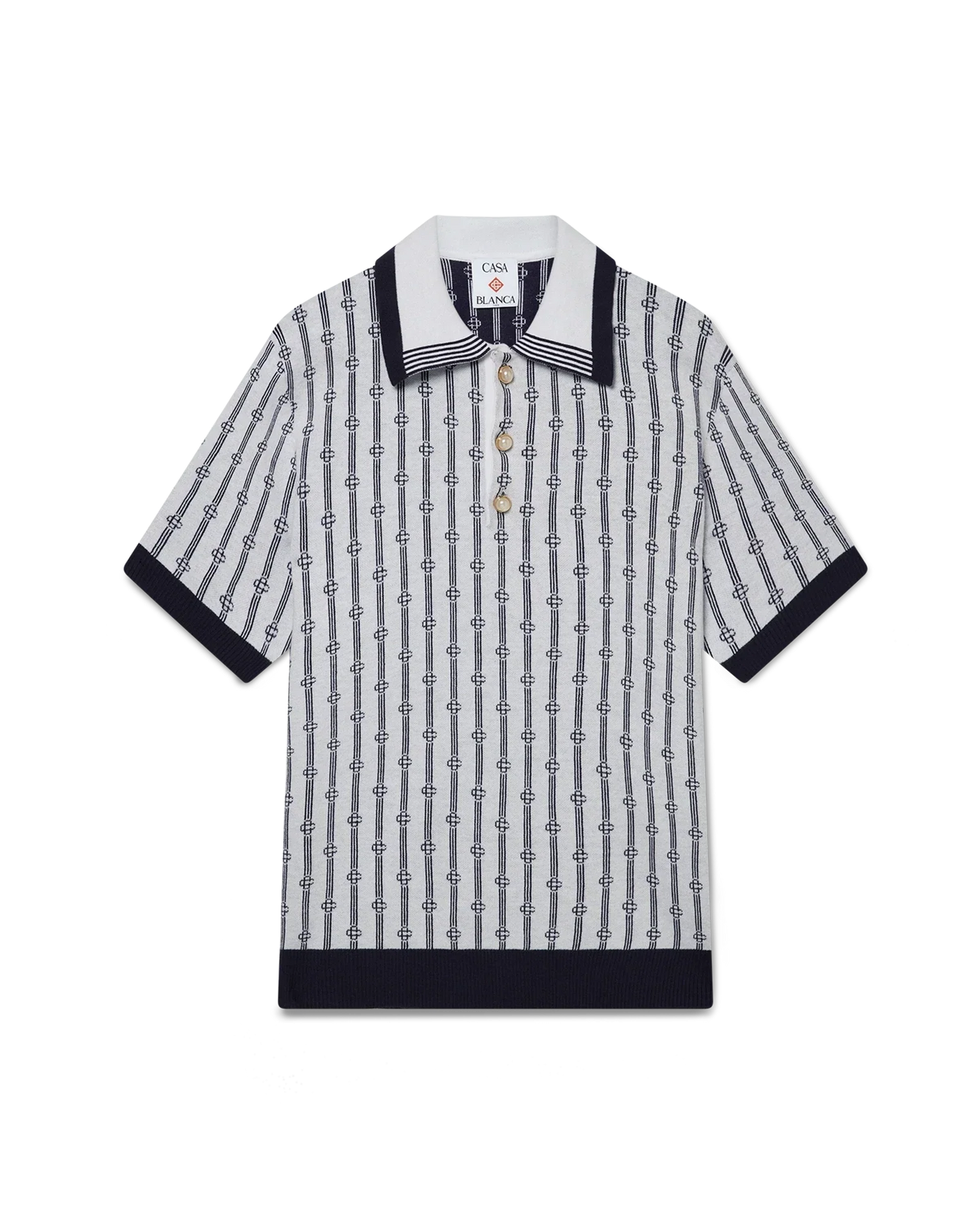 Monogram Polo Shirt | Casablanca Paris | Image 1