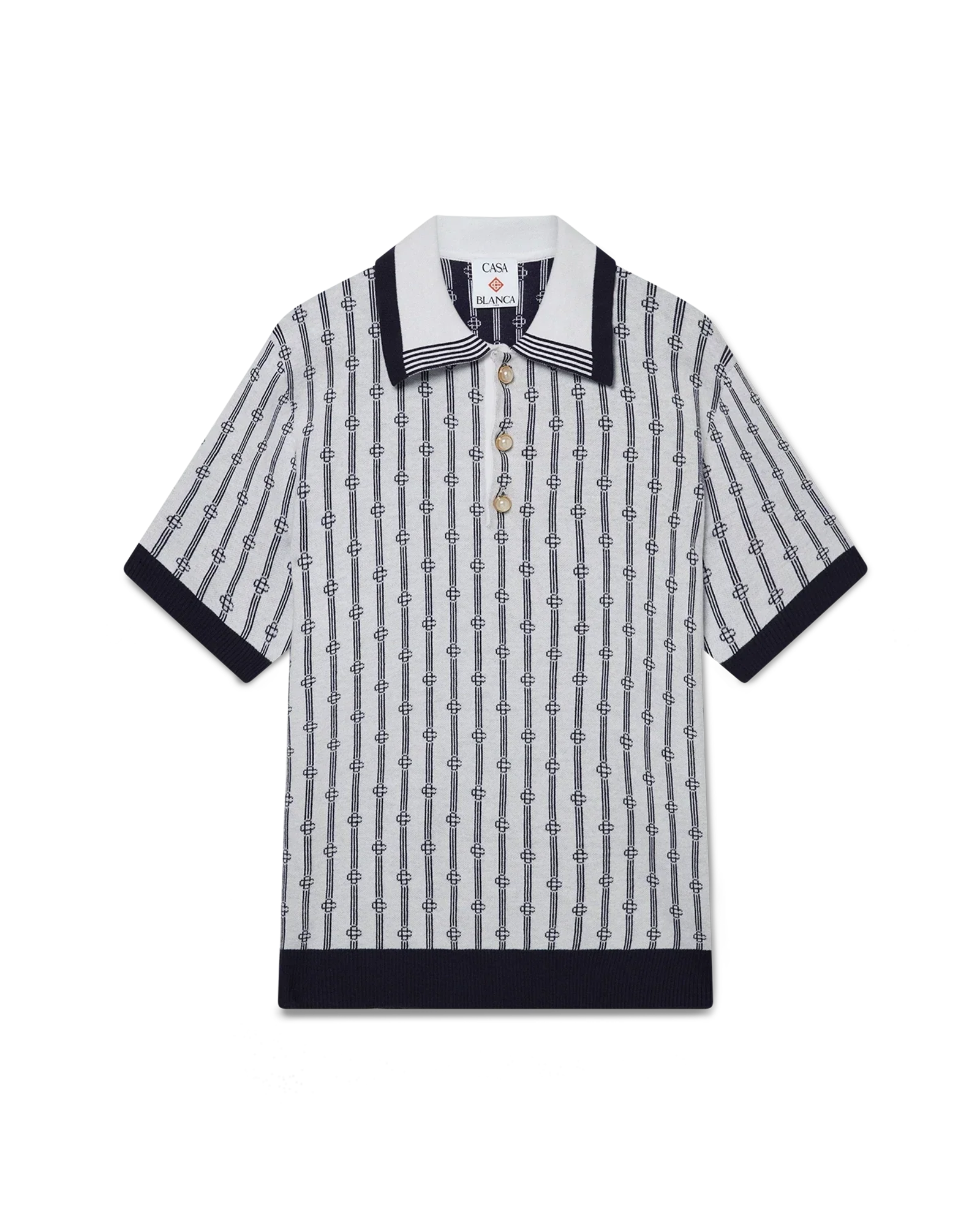 Monogram Polo Shirt | Casablanca Paris | Image 1