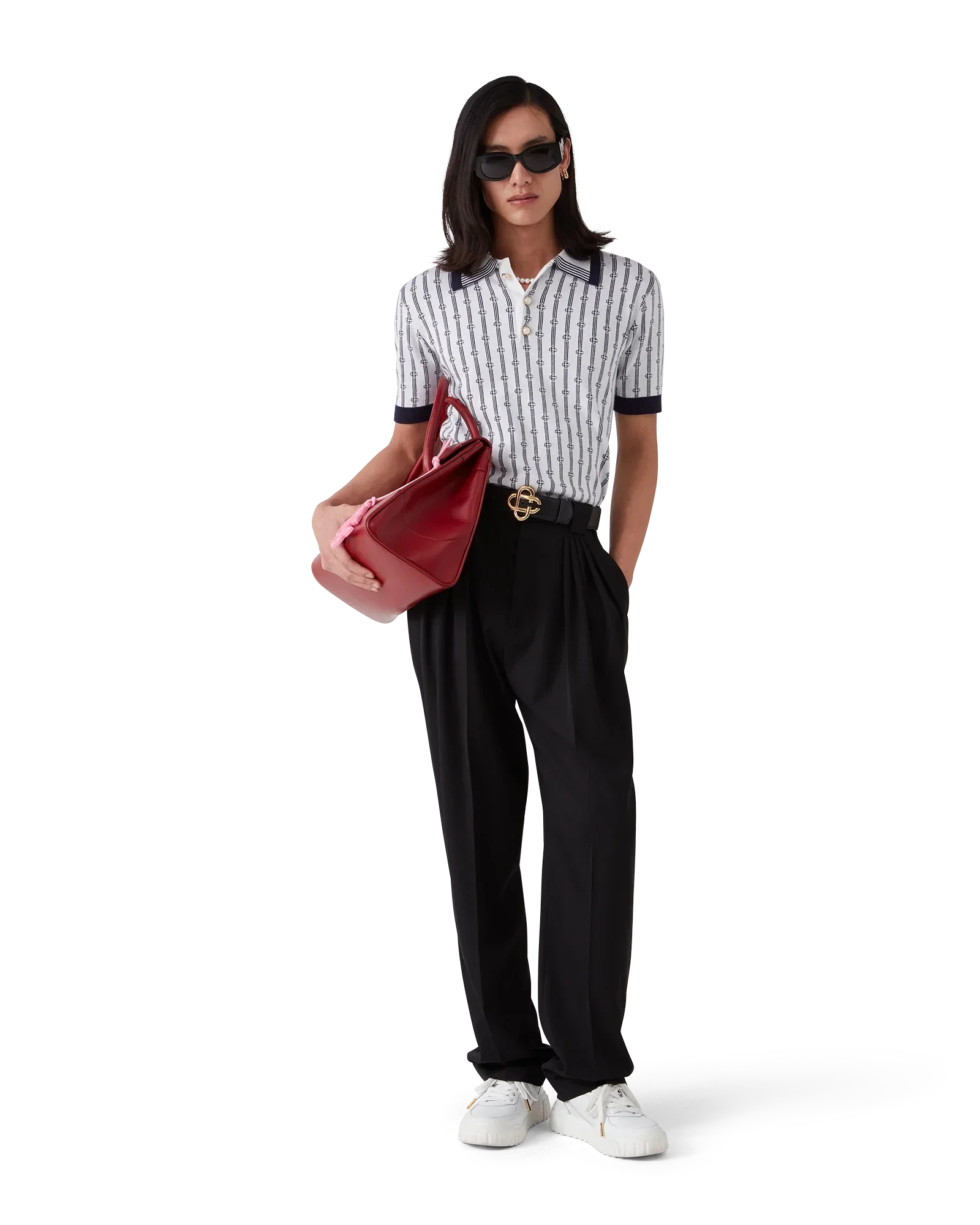 Monogram Polo Shirt | Casablanca Paris | Image 2
