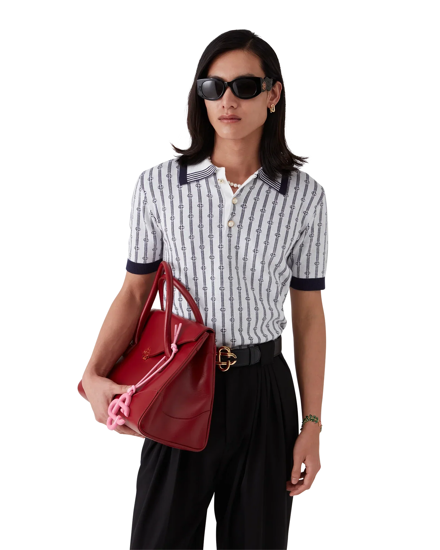 Monogram Polo Shirt | Casablanca Paris | Image 4