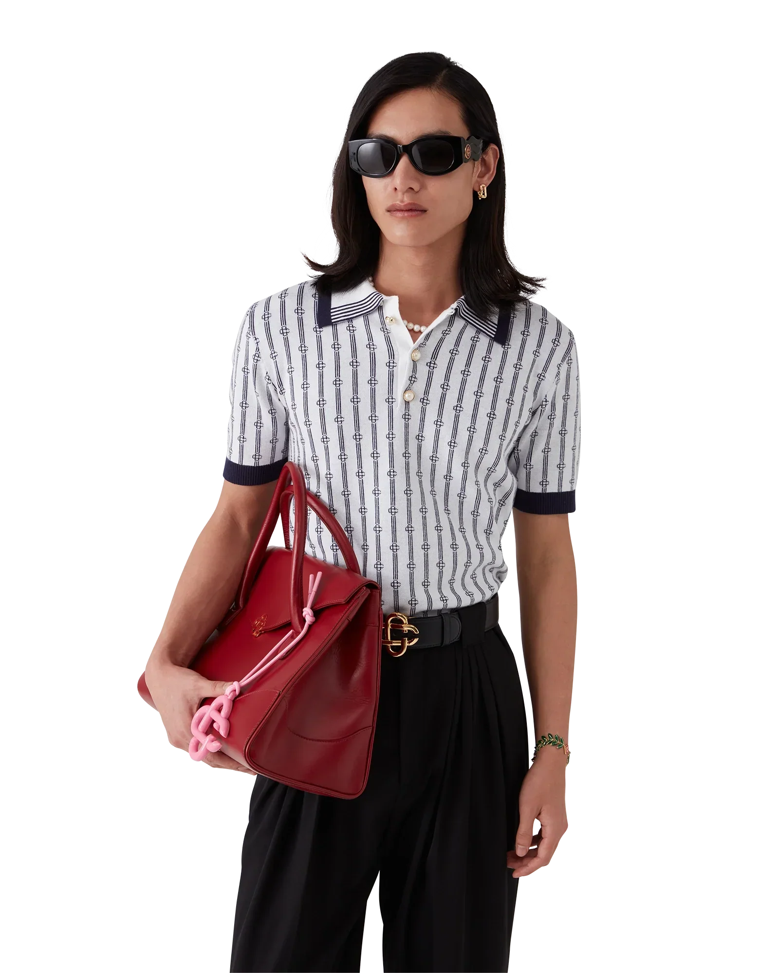 Monogram Polo Shirt | Casablanca Paris | Image 4